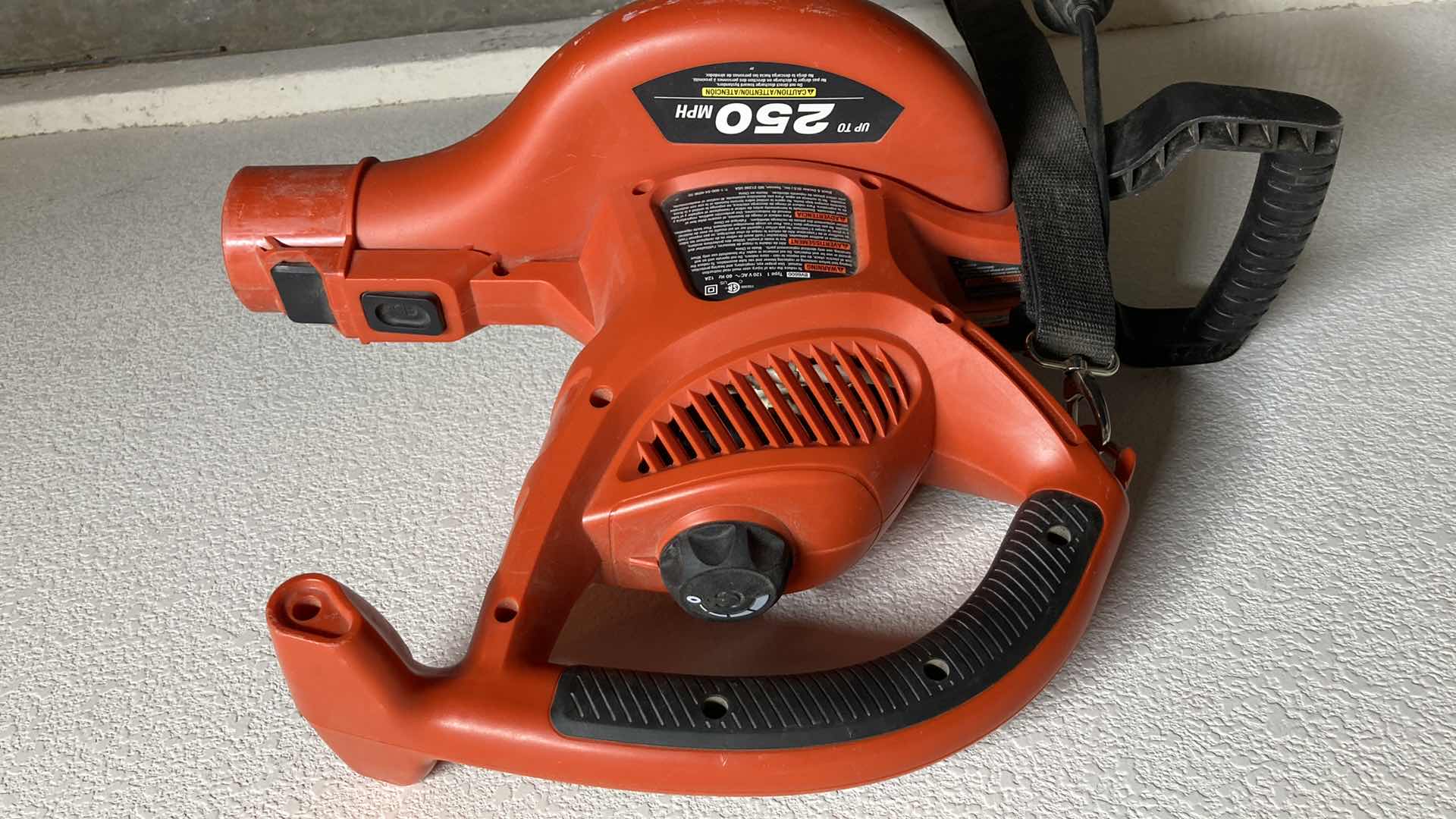 Photo 1 of BLACK & DECKER YARD BLOWER W ATTACHMENTS MODEL BV6600 TYPE 1