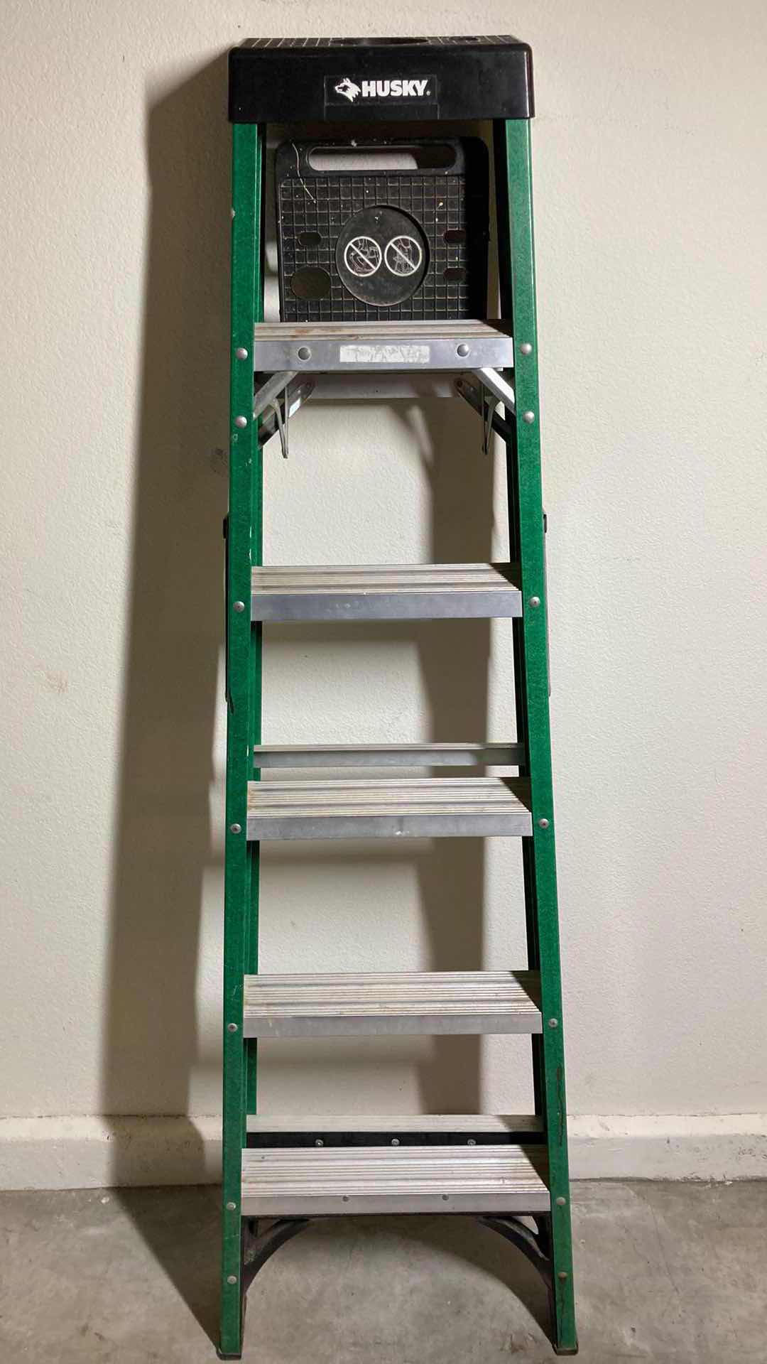 Photo 1 of HUSKY FIBERGLASS ALUMINUM 6FT STEP LADDER