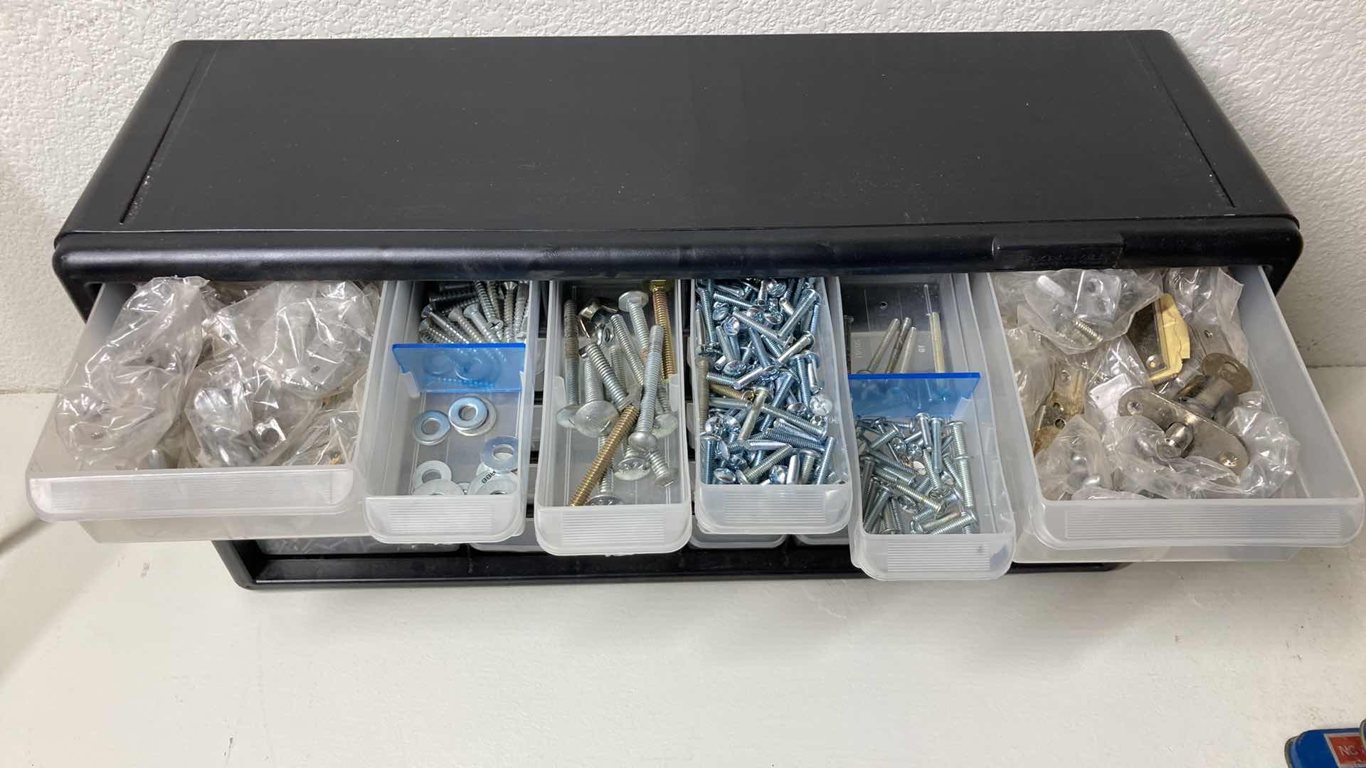 View 3 of AKRO-MILS 26 DRAWER HARDWARE STORAGE W HARDWARE 20” X 6.5” H10.25”