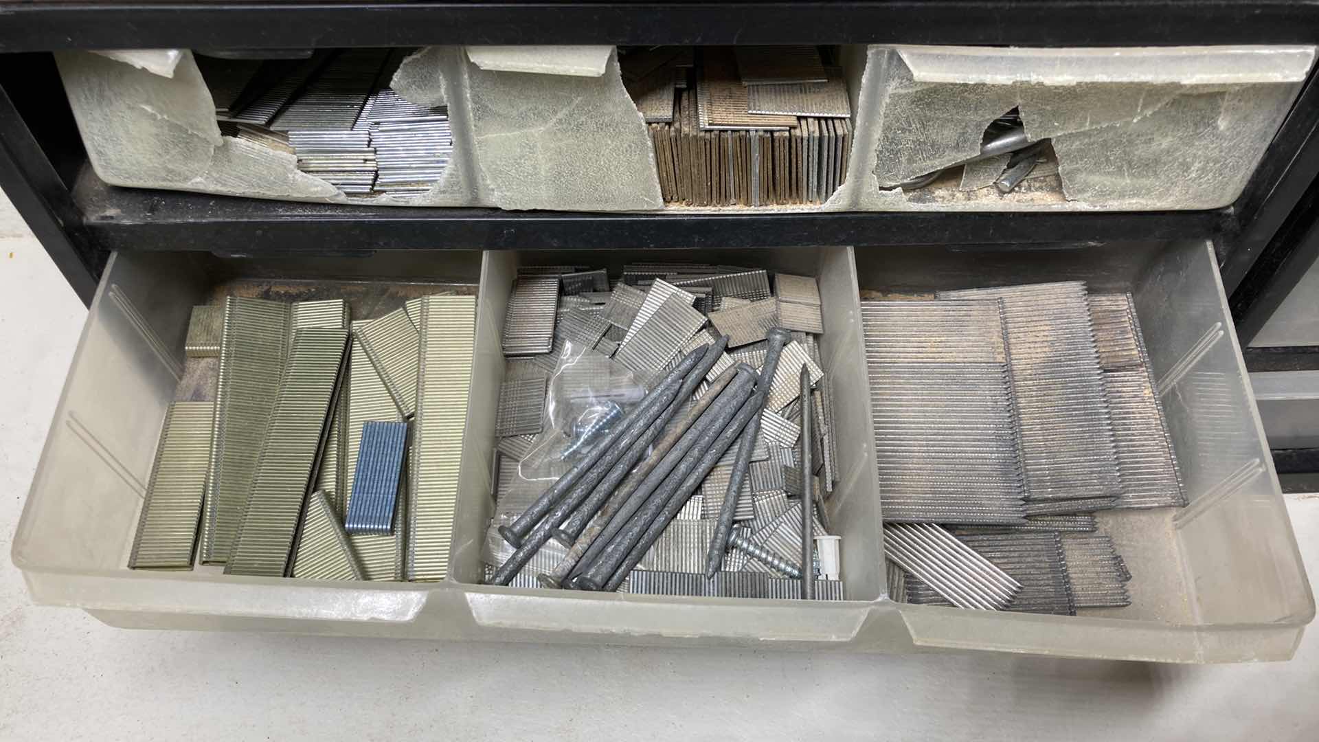 Photo 1 of HARDWARE 6 DRAWER 20 COMPARTMENT STORAGE W HARDWARE INCLUDED (2) 14.25” X 6.5” H18”