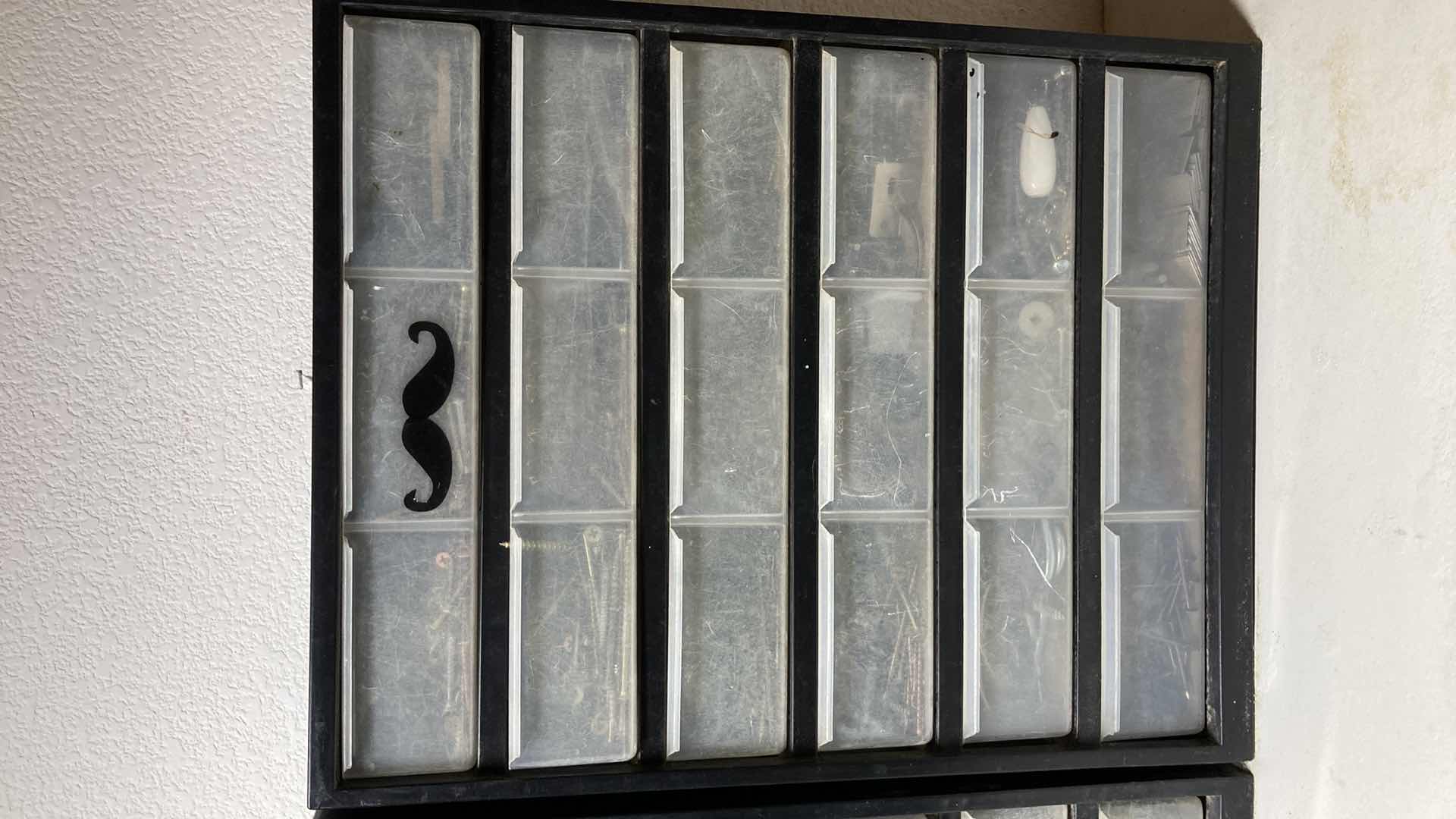 Photo 3 of HARDWARE 6 DRAWER 20 COMPARTMENT STORAGE W HARDWARE INCLUDED (2) 14.25” X 6.5” H18”