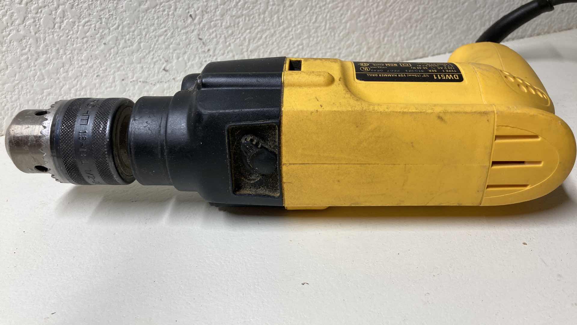 Photo 5 of DEWALT VSR HAMMER CORDED DRILL  MODEL DW511