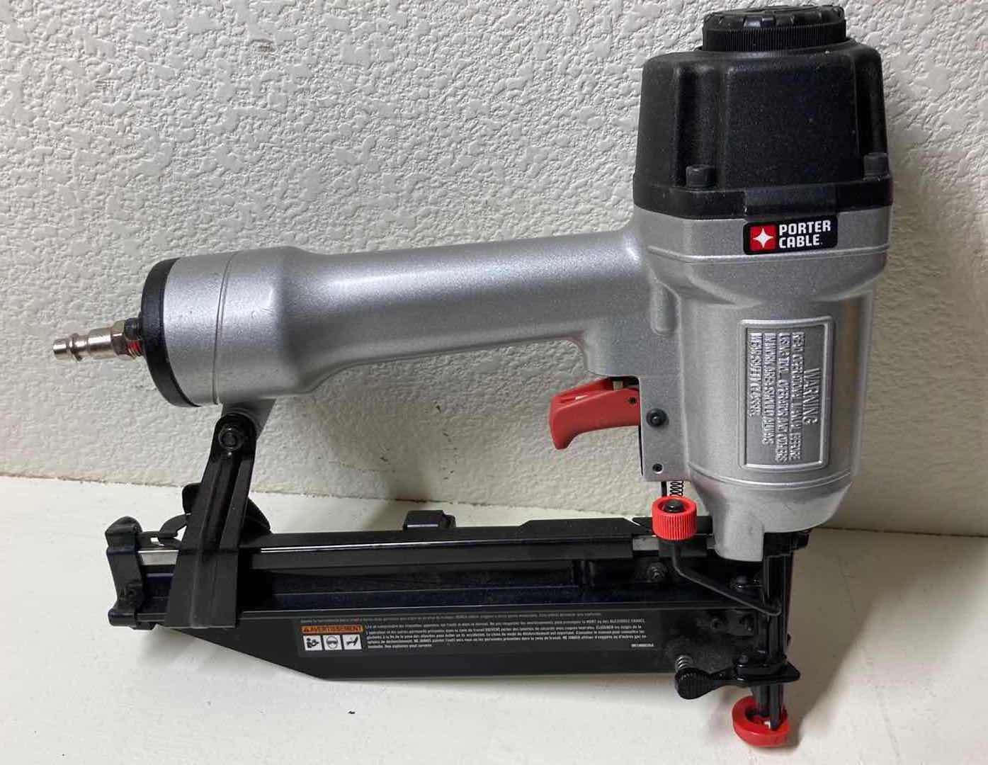 Photo 1 of PORTER CABLE AIR COMPRESSOR OPERATED FINISH NAILER MODEL FN250SB