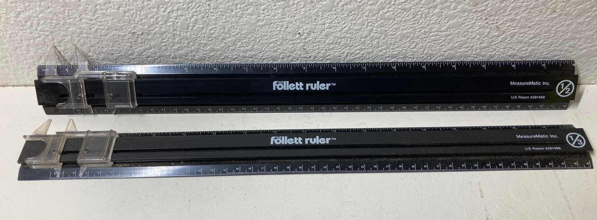 Photo 1 of THE FOLLETT 1/2 & 1/3 RULER