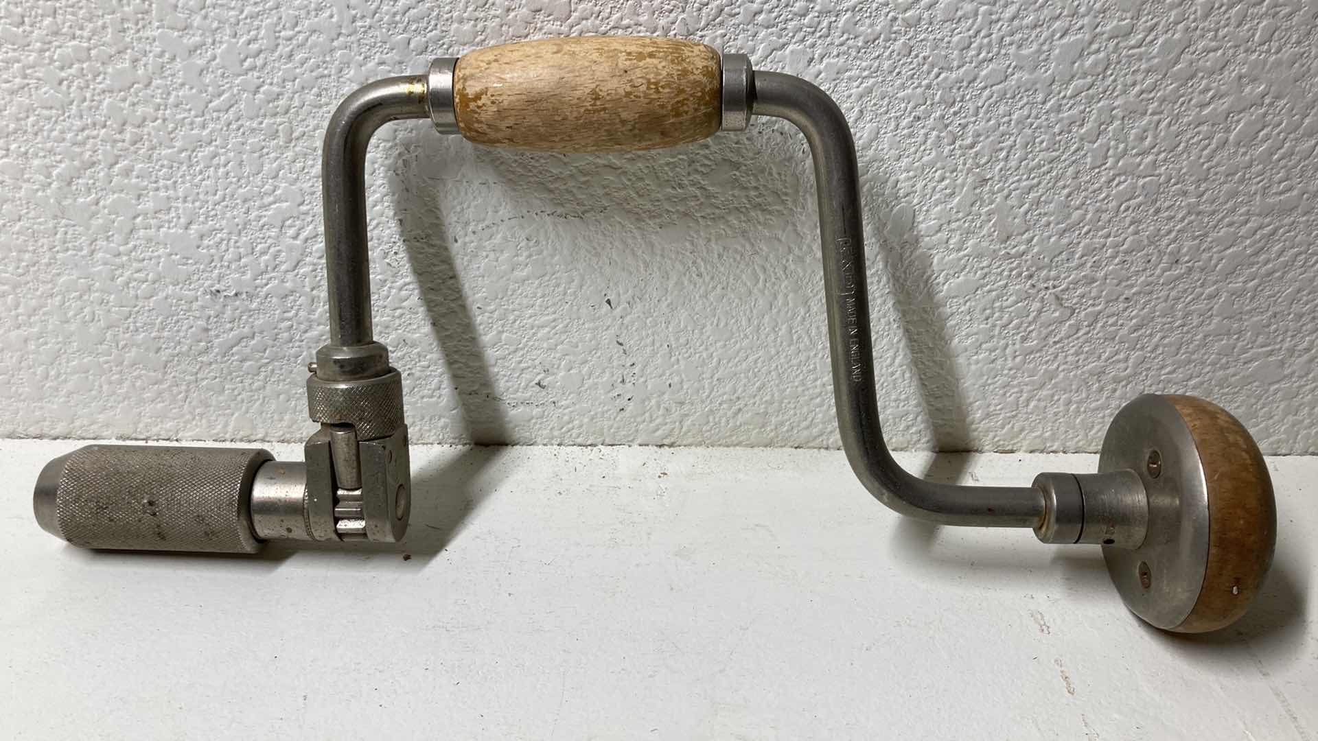 Photo 1 of P & B DRILL & MILLERS FALL CRANK DRILL W VINTAGE HAND SAW