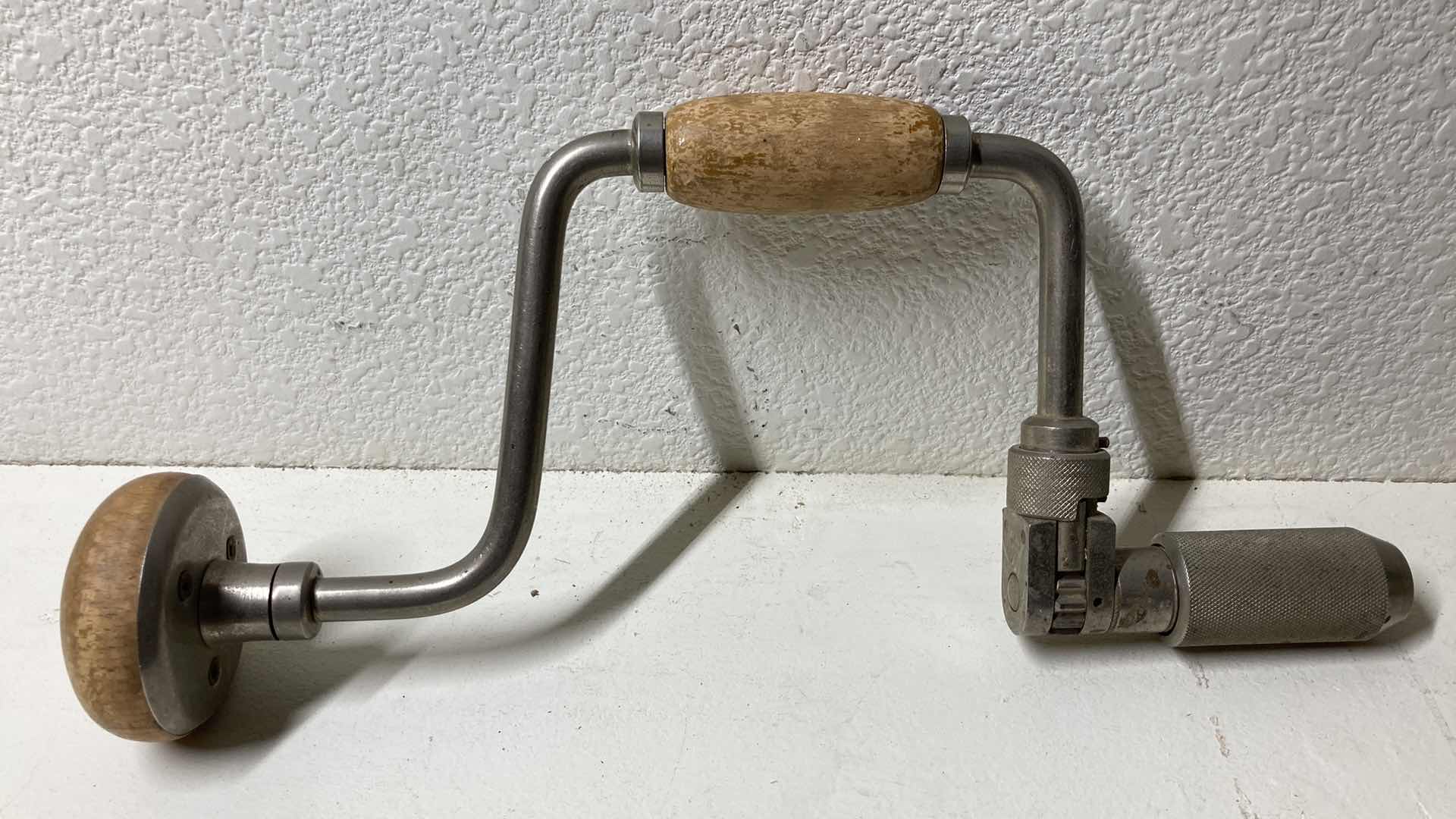 Photo 1 of P & B DRILL & MILLERS FALL CRANK DRILL W VINTAGE HAND SAW