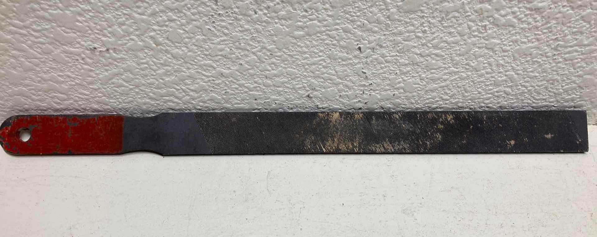 Photo 6 of VINTAGE NICHOLSON 21” WOOD HANDLED FILE W SIMONDS STEEL FILE