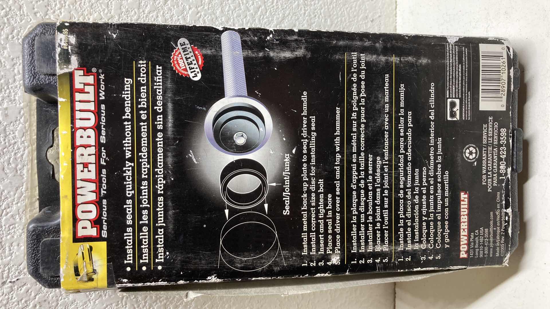 Photo 1 of POWERBUILT SEAL INSTALLER KIT W CAR CARE KIT