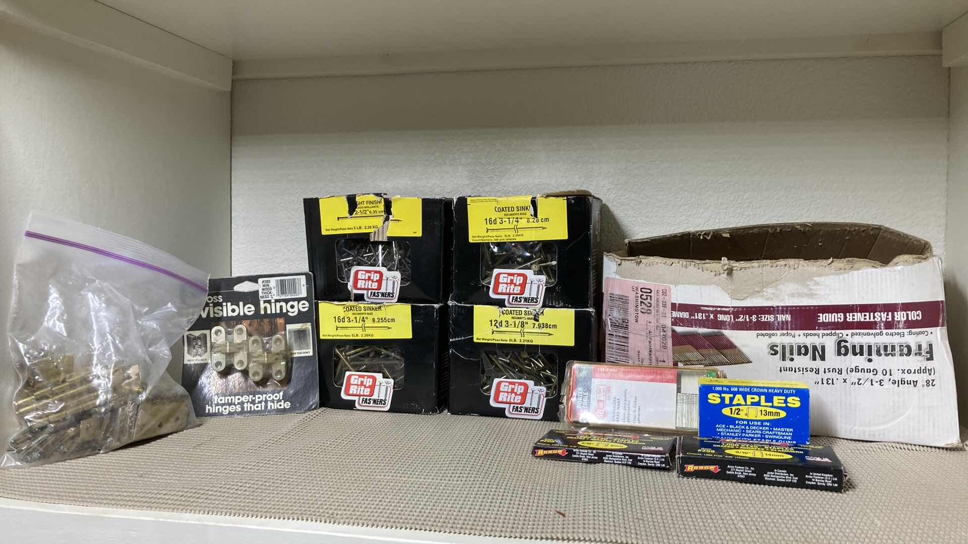 Photo 1 of HARDWARE & HINGES-VARIOUS SIZES & PURPOSES