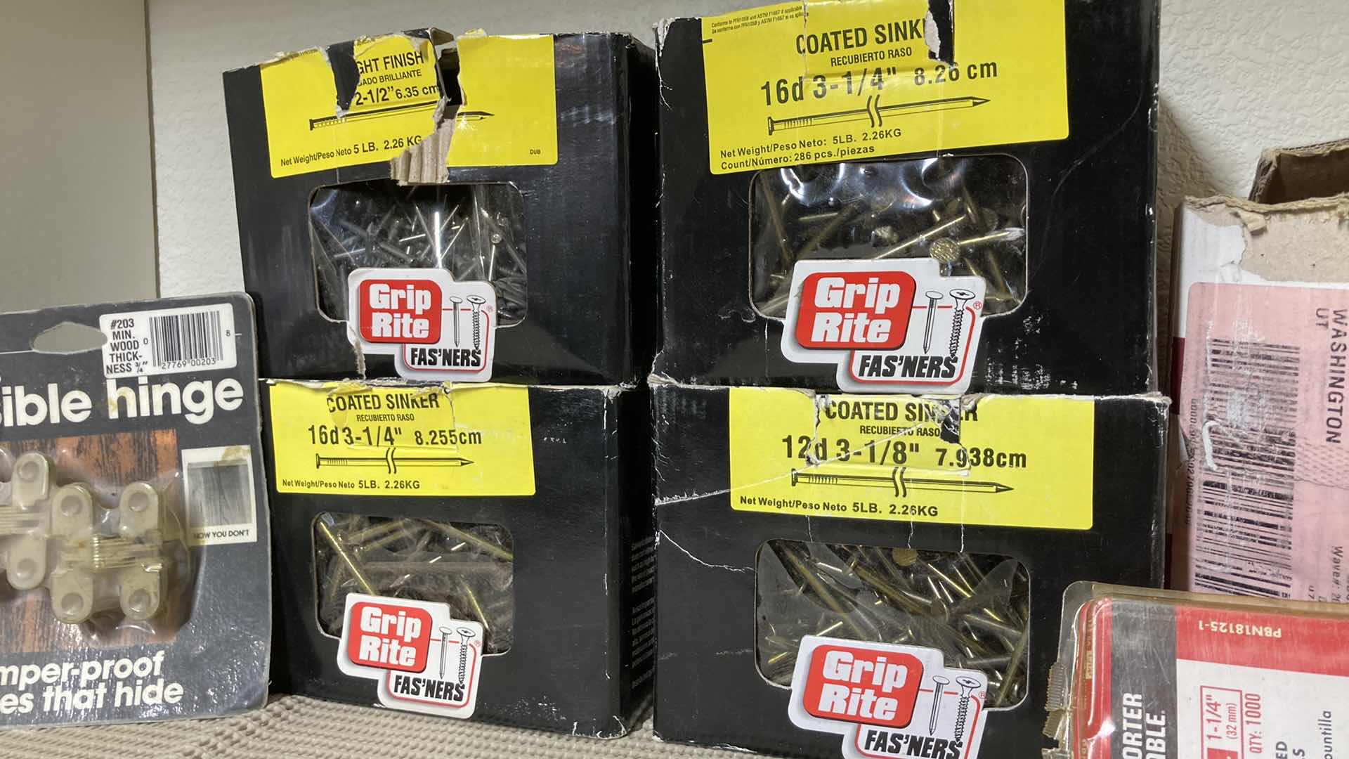 Photo 1 of HARDWARE & HINGES-VARIOUS SIZES & PURPOSES