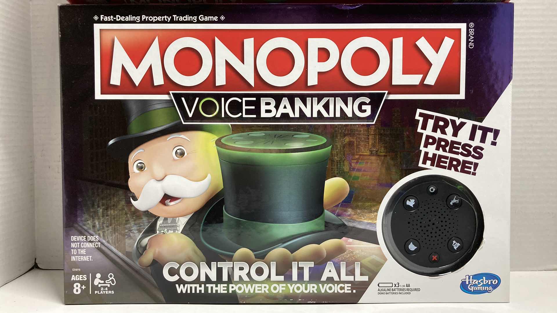 Photo 1 of MONOPOLY CLASSIC BOARD GAME & MONOPOLY VOICE BANKING BOARD GAME