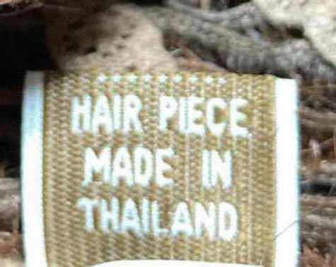 Photo 1 of CHESTNUT COLORED WOMENS MODACRYLIC FIBER HAIR WIG W STYROFOAM MANNEQUIN HEAD MADE IN THAILAND,JAPAN