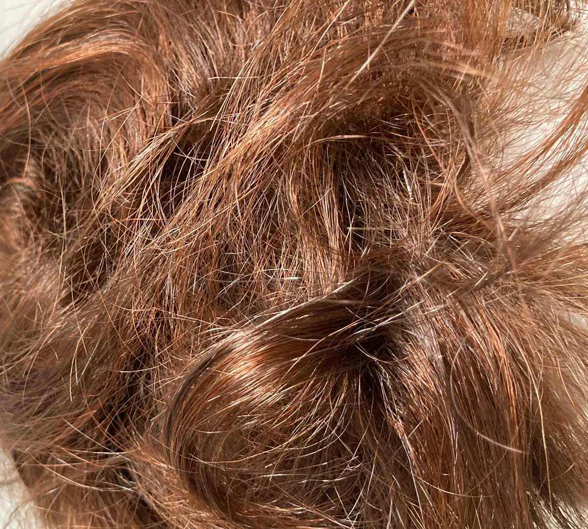 Photo 1 of CHESTNUT COLORED WOMENS MODACRYLIC FIBER HAIR WIG W STYROFOAM MANNEQUIN HEAD MADE IN THAILAND,JAPAN