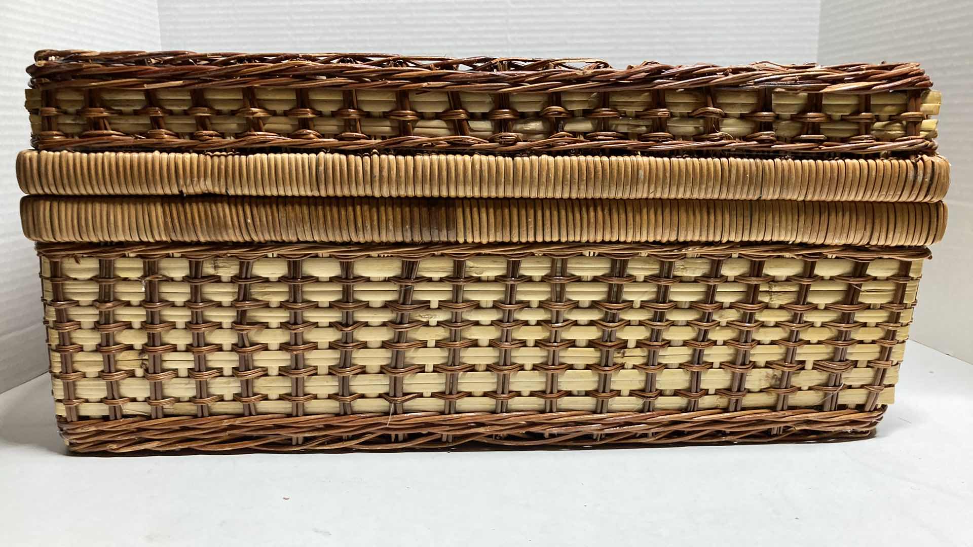 Photo 1 of GREY GOOSE VODKA WICKER PINIC SUITCASE 18” X 12” H8”