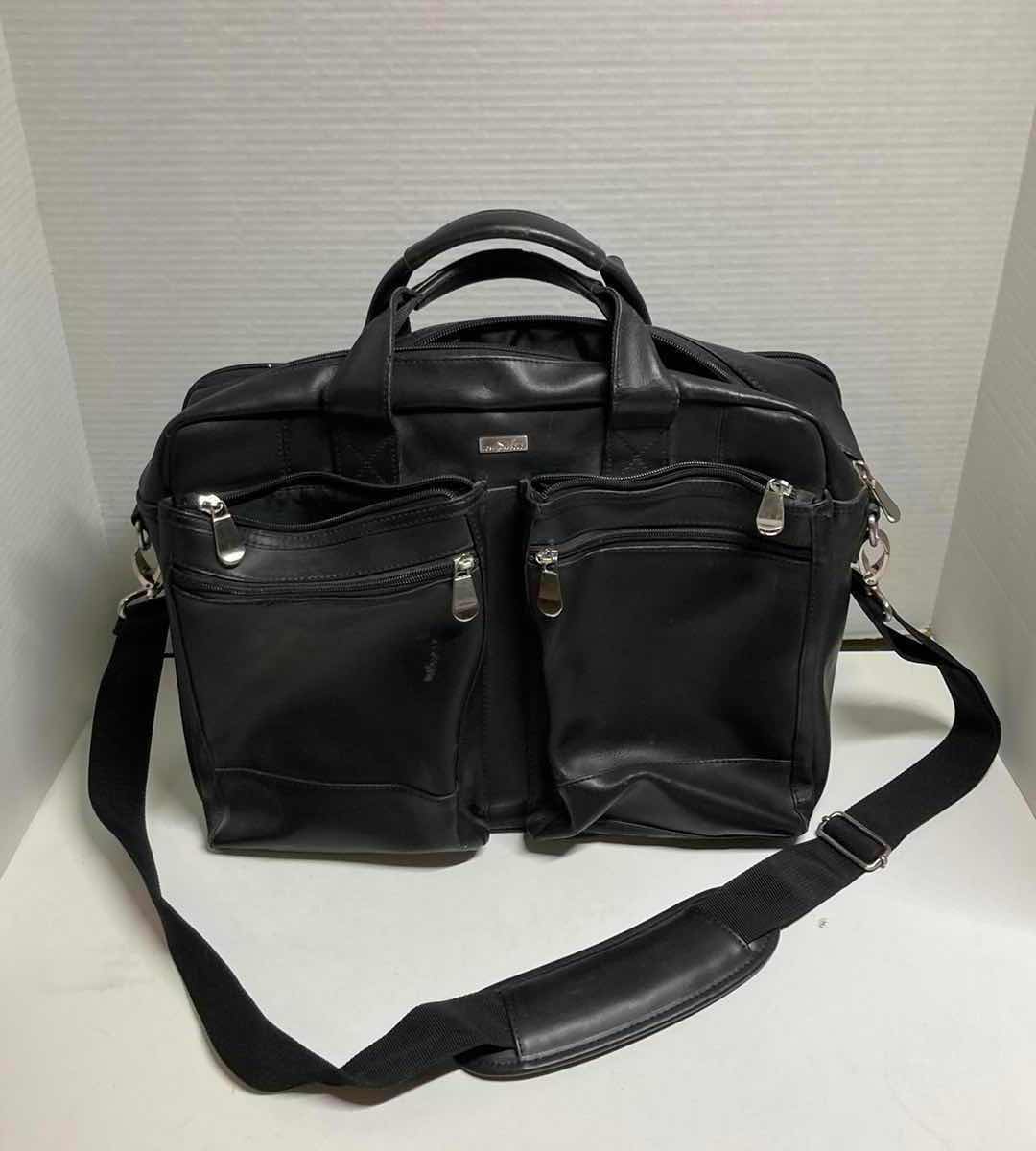 Photo 1 of JOSEPH ABBOUD LEATHER LAPTOP BAG 16” X 14”