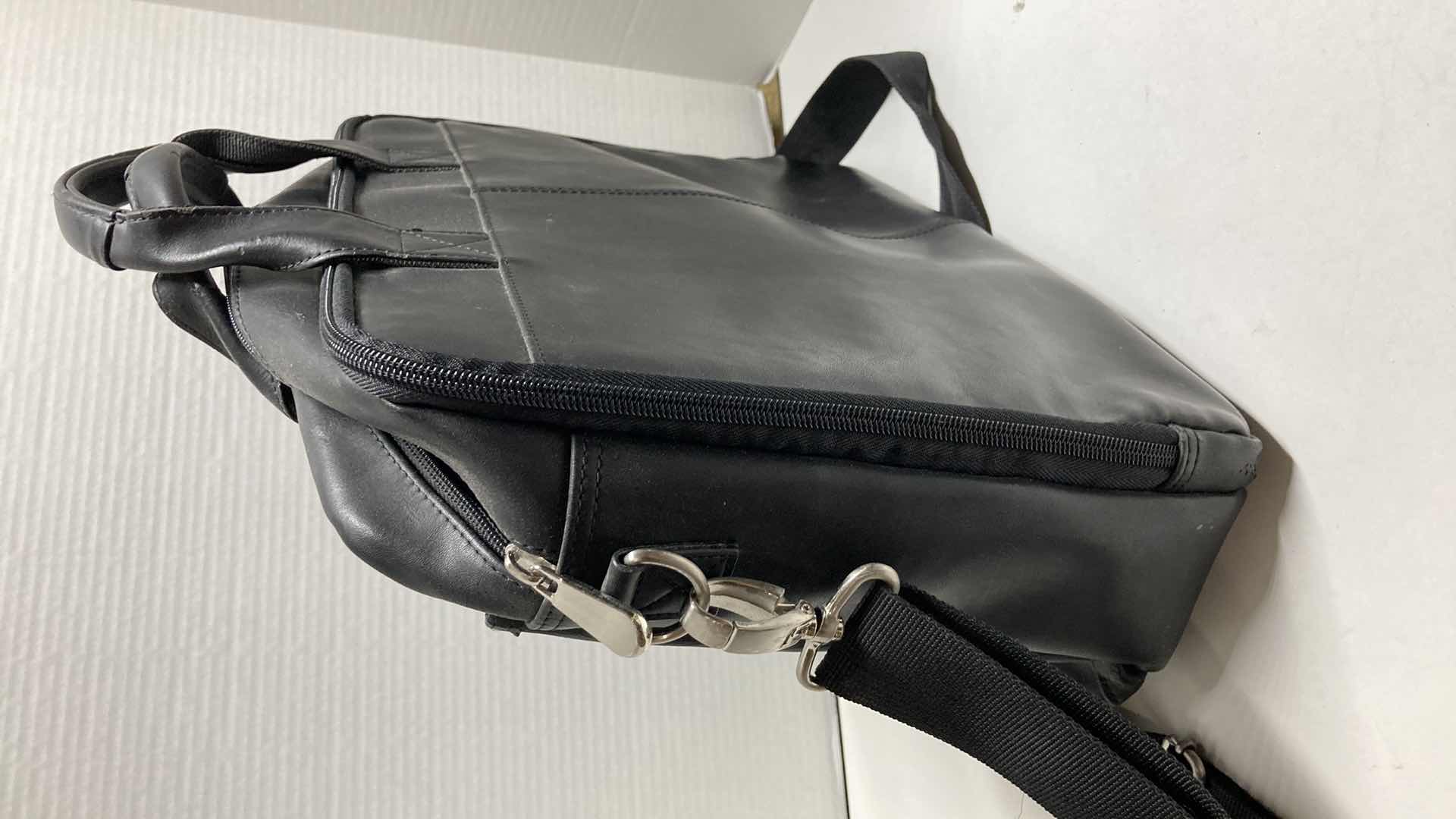 Photo 4 of JOSEPH ABBOUD LEATHER LAPTOP BAG 16” X 14”