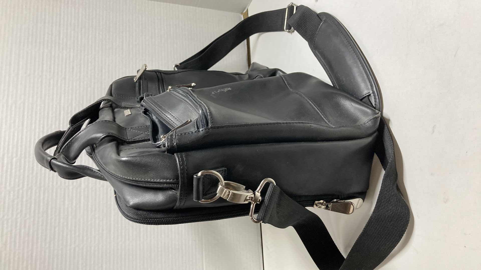 Photo 2 of JOSEPH ABBOUD LEATHER LAPTOP BAG 16” X 14”