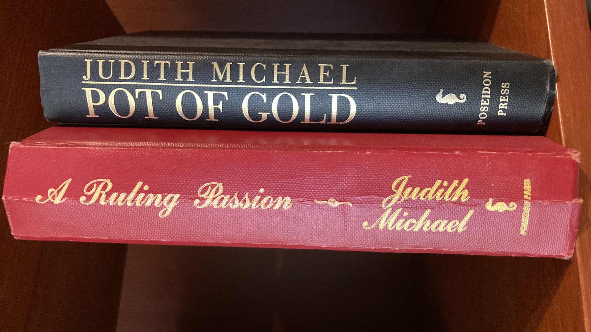 Photo 1 of JUDITH MICHAEL A TANGLED WEB HARD COVER BOOK AUTOGRAPHED BY AUTHOR W A RULING PASSION & POT OF GOLD HARD BOOKS