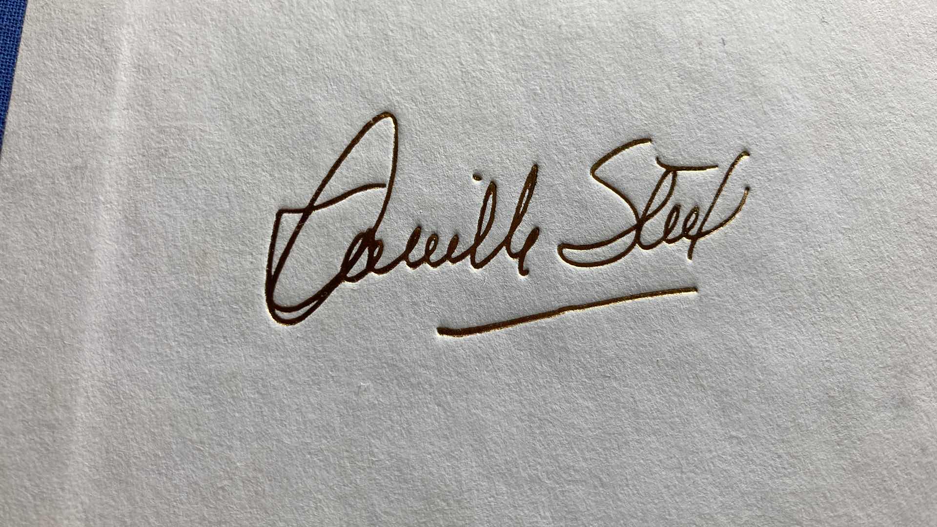 Photo 1 of DADDY AUTOGRAPHED BY DANIELLE STEEL HARD COVER BOOK