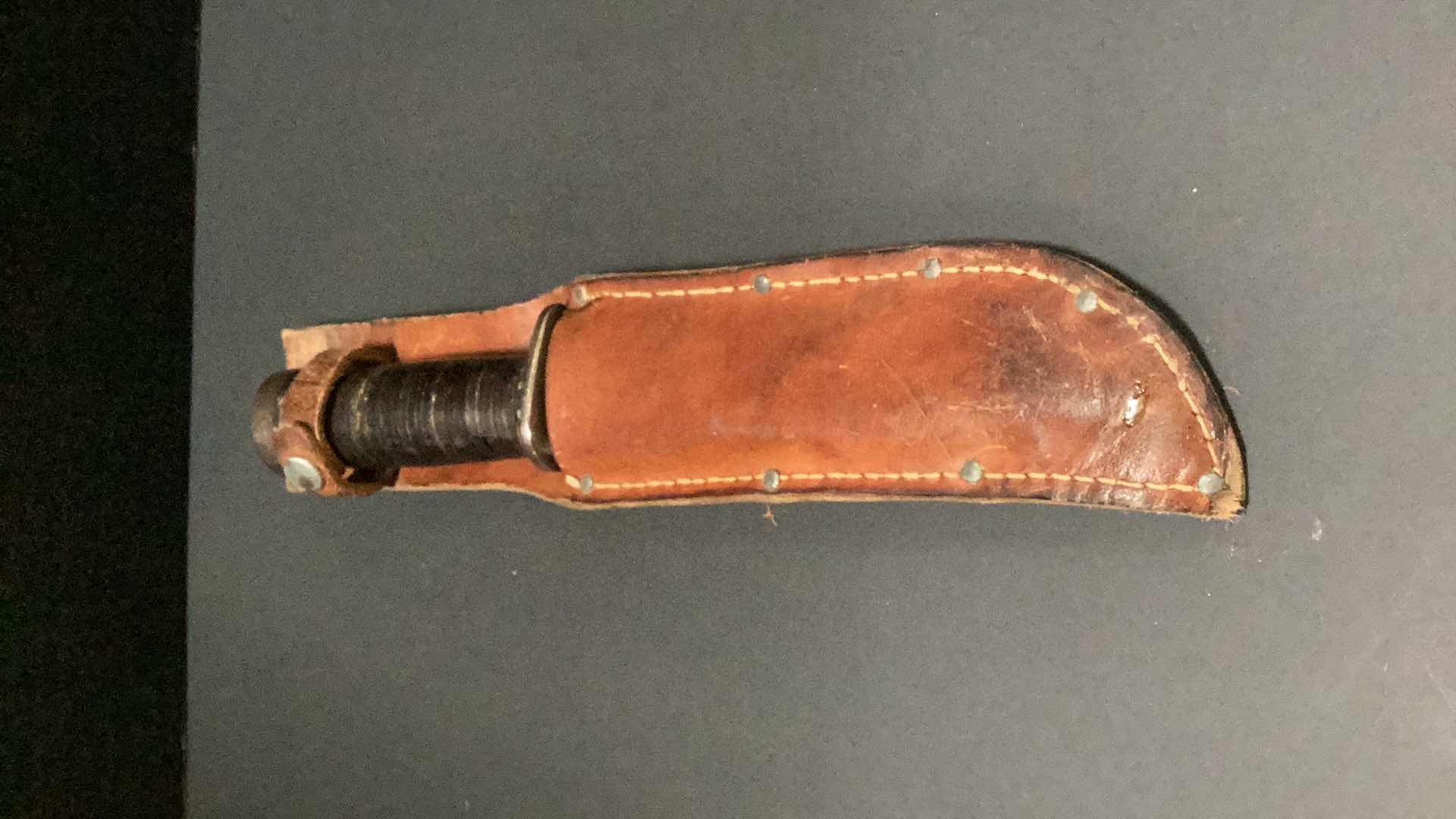 Photo 1 of LEATHER HANDLE 10 1/2” KNIFE