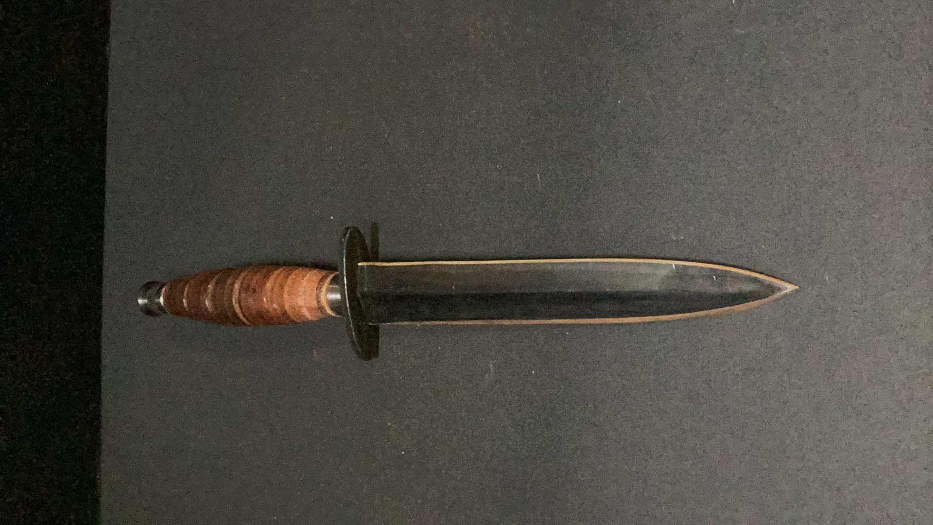 Photo 1 of LEATHER HANDLE 11” KNIFE