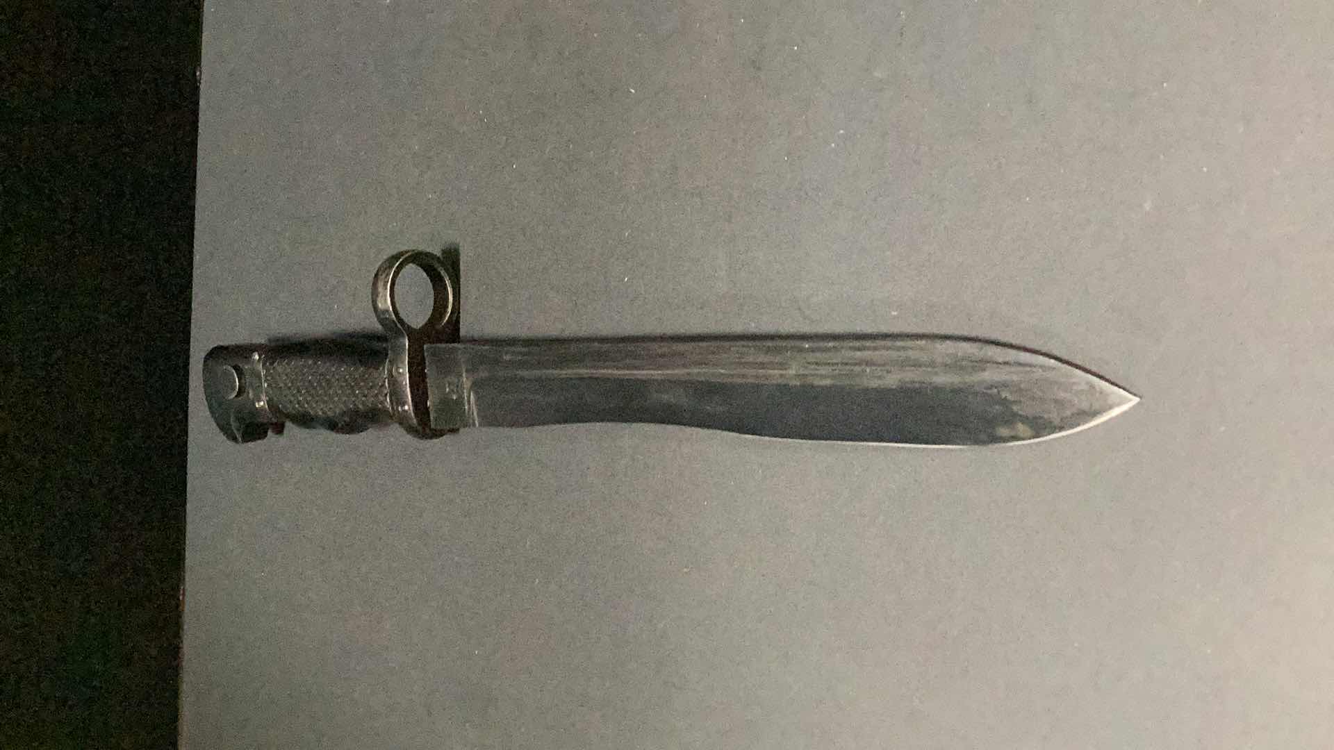 Photo 1 of ARMY BAYONET 13” WITH SCABBARD