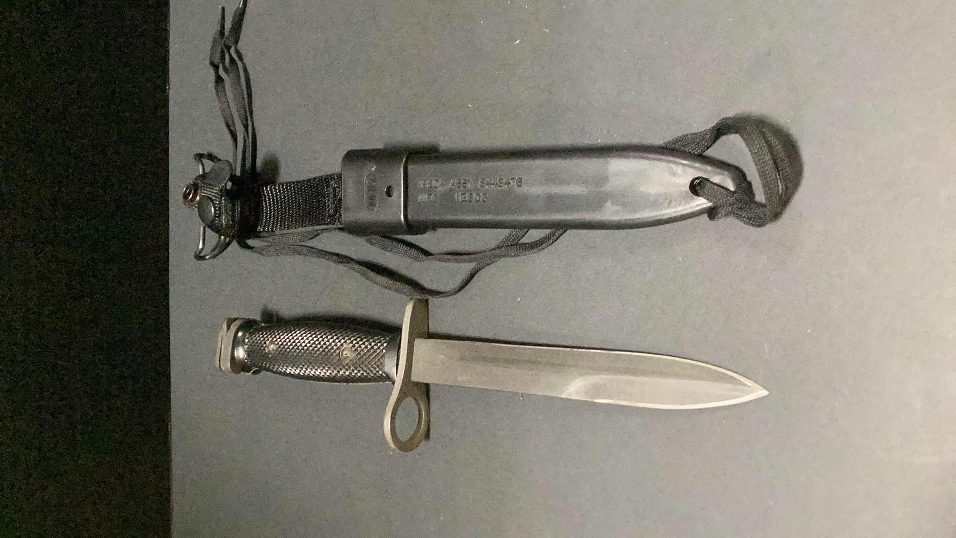 Photo 3 of BAYONET 12” LONG WITH SCABBARD