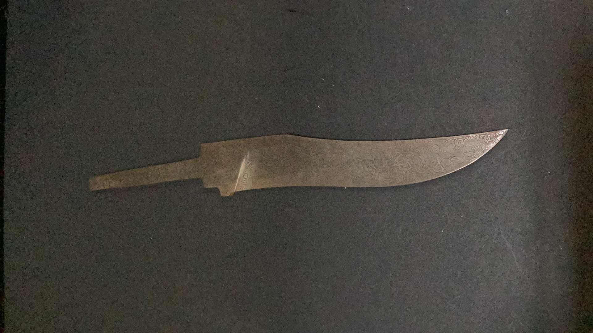 Photo 1 of DAMASCUS STYLE STEEL 10” BLADE ONLY