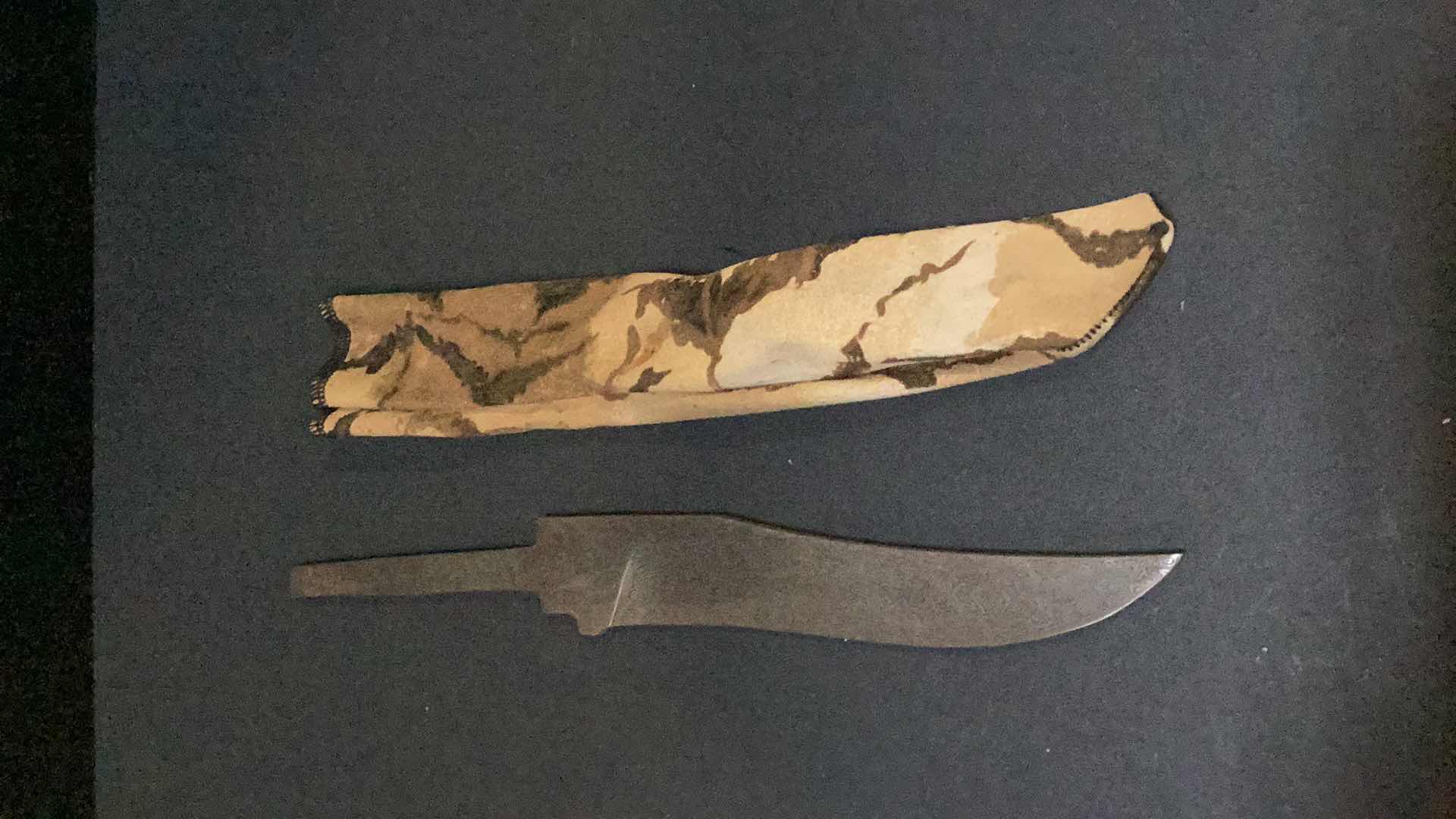 Photo 1 of DAMASCUS STYLE STEEL 10” BLADE ONLY