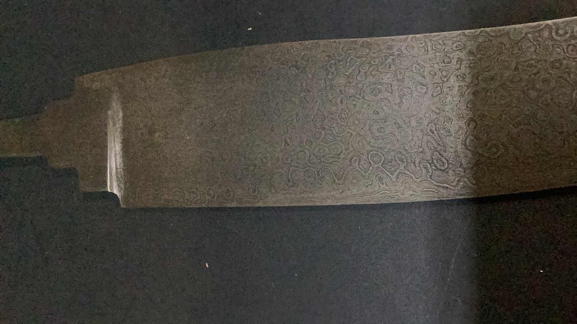 Photo 1 of DAMASCUS STYLE STEEL 14” BLADE ONLY
