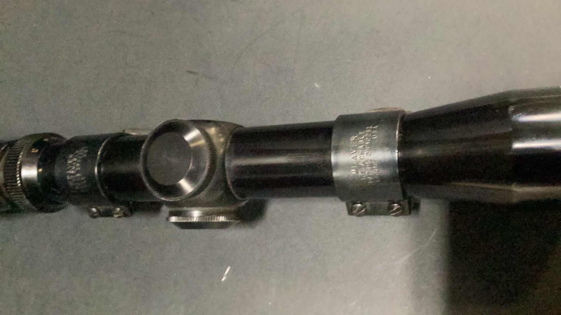 Photo 1 of LEUPOLD 2 X 7 VARI - X II RIFLE SCOPE  WITH WEAVER MOUNTS