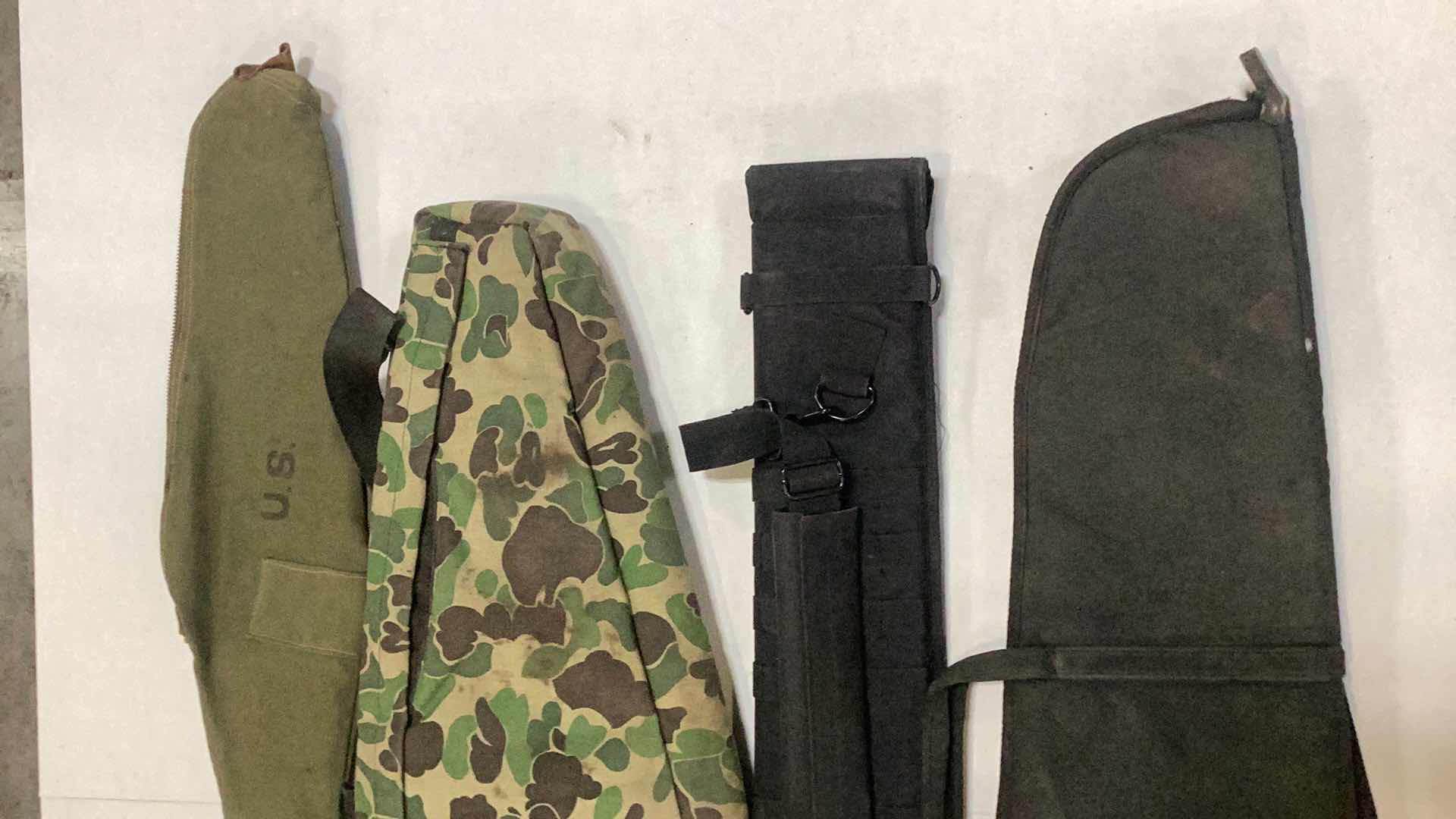 Photo 3 of FOUR CANVAS RIFLE CASES