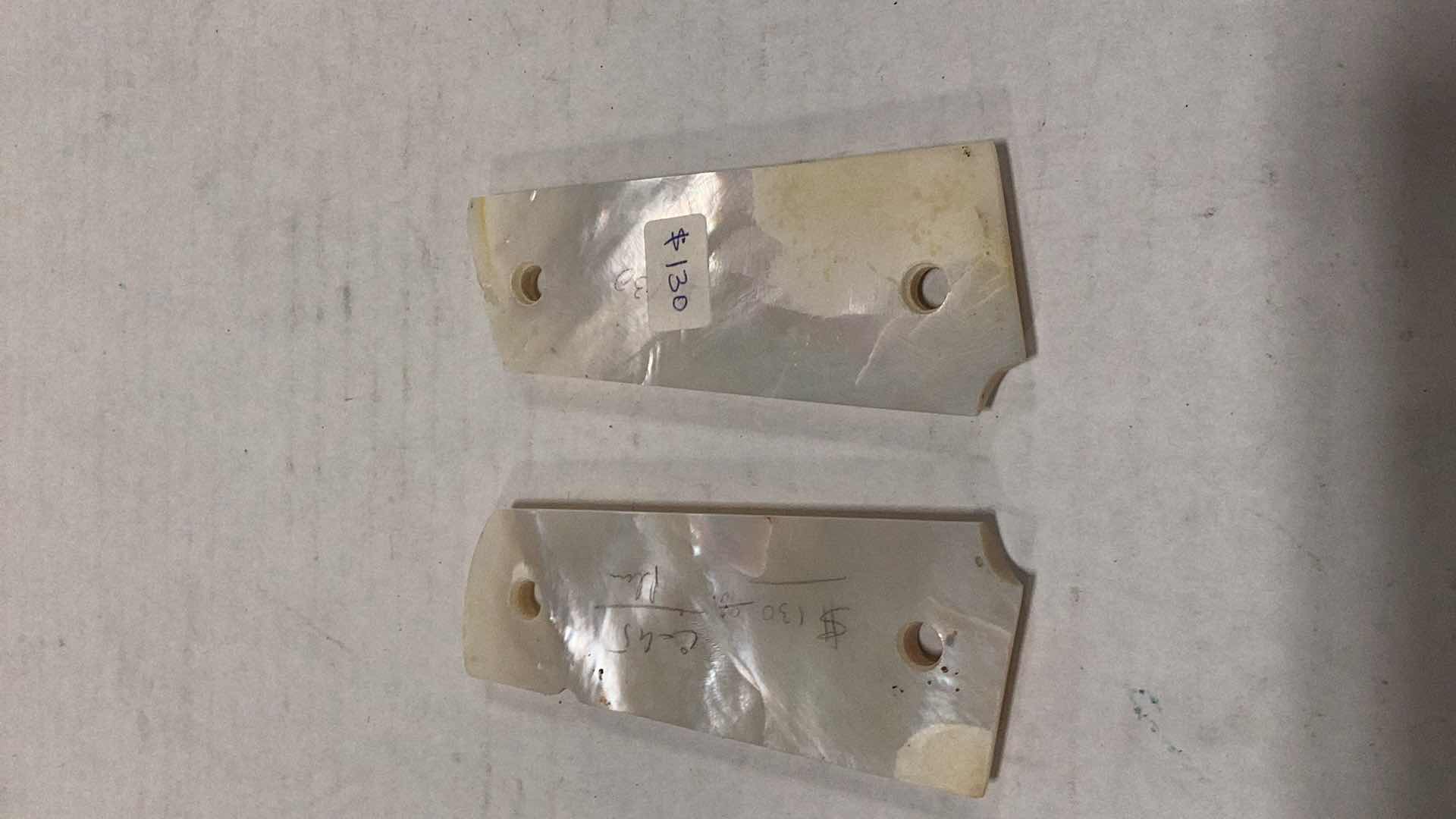 Photo 2 of MOTHER OF PEARL PISTOL GRIPS