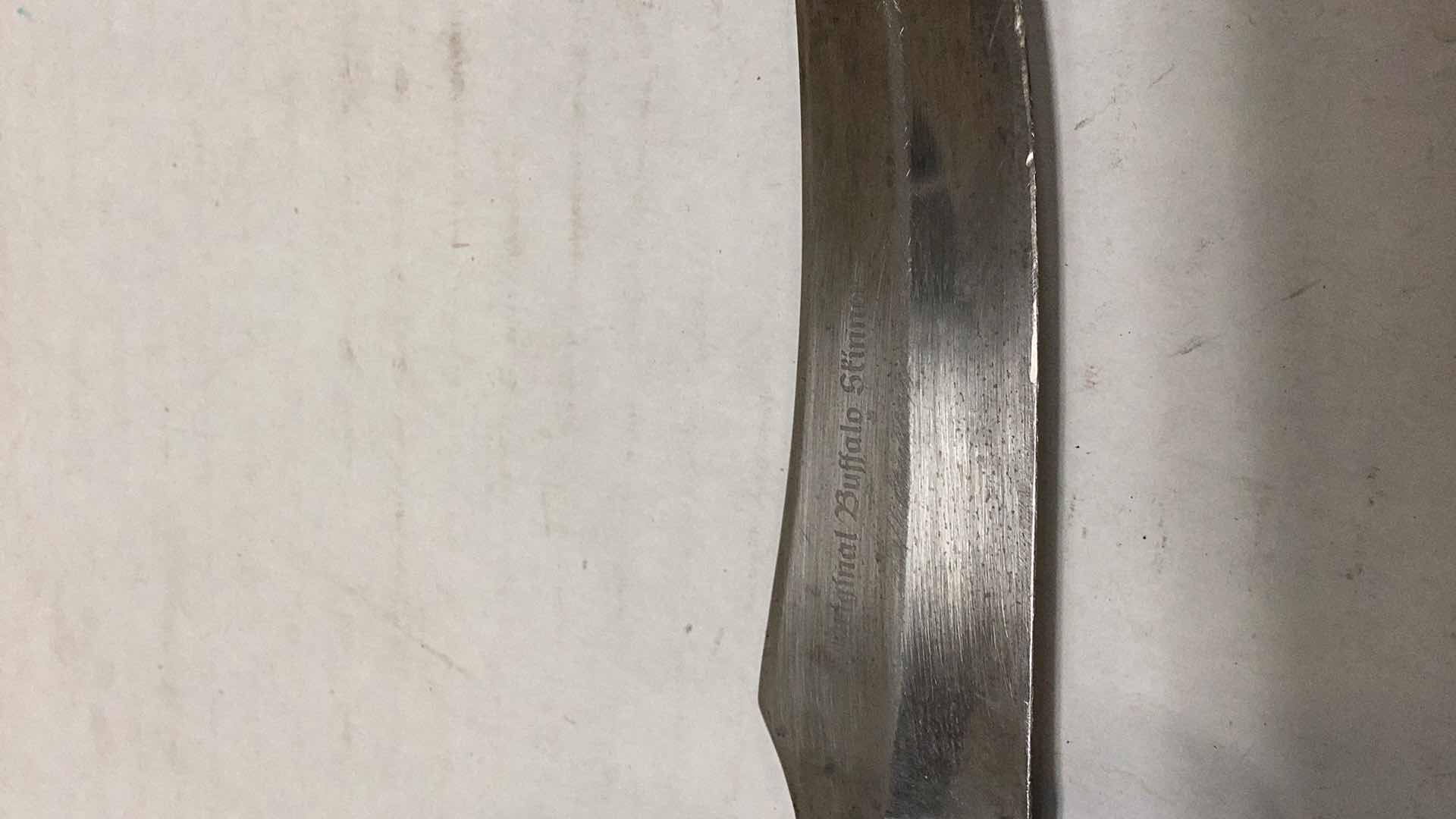 Photo 1 of EDGE BRAND ORIGINAL BUFFALO SKINNER AND POCKET KNIFE