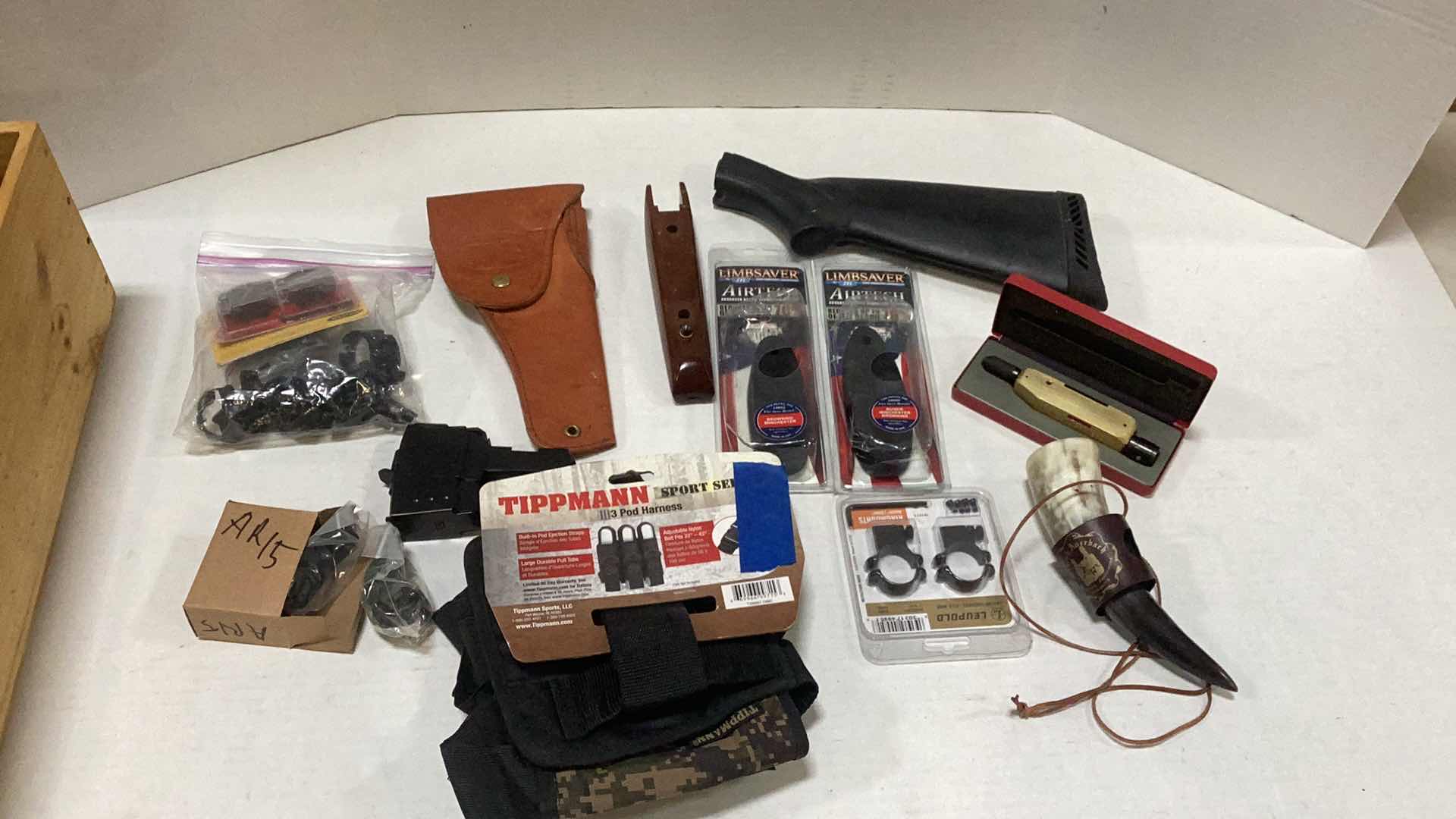 Photo 1 of ASSORTED GUN ITEMS