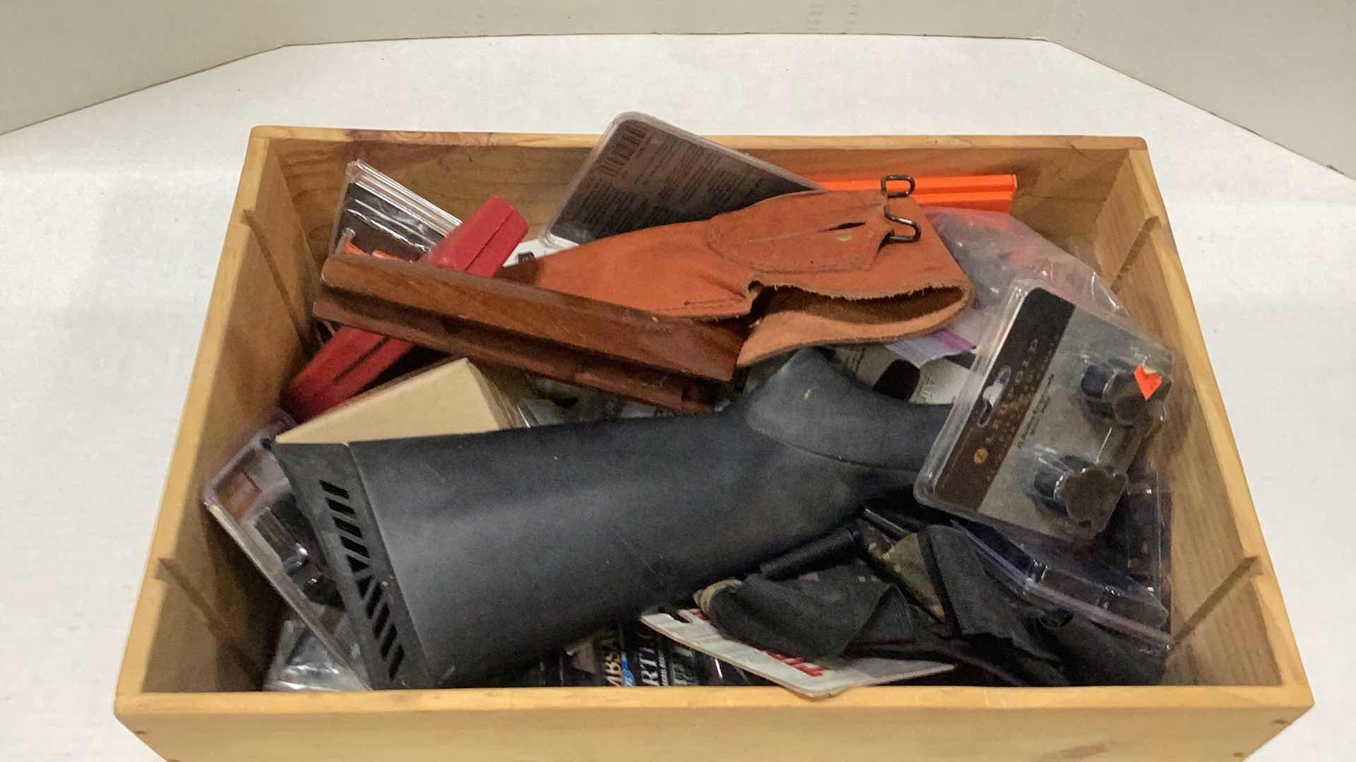 Photo 1 of ASSORTED GUN ITEMS