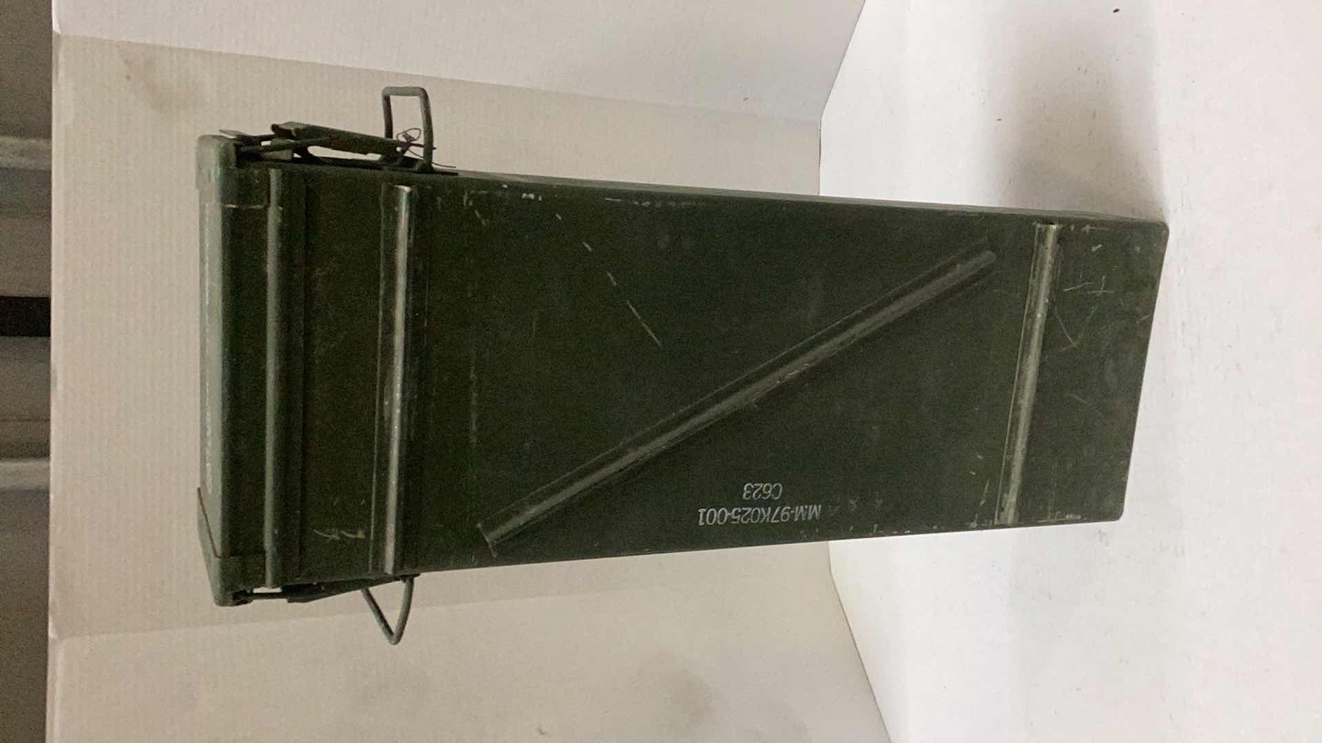 Photo 1 of METAL AMMUNITION CASE 11 X 6 X 32”H