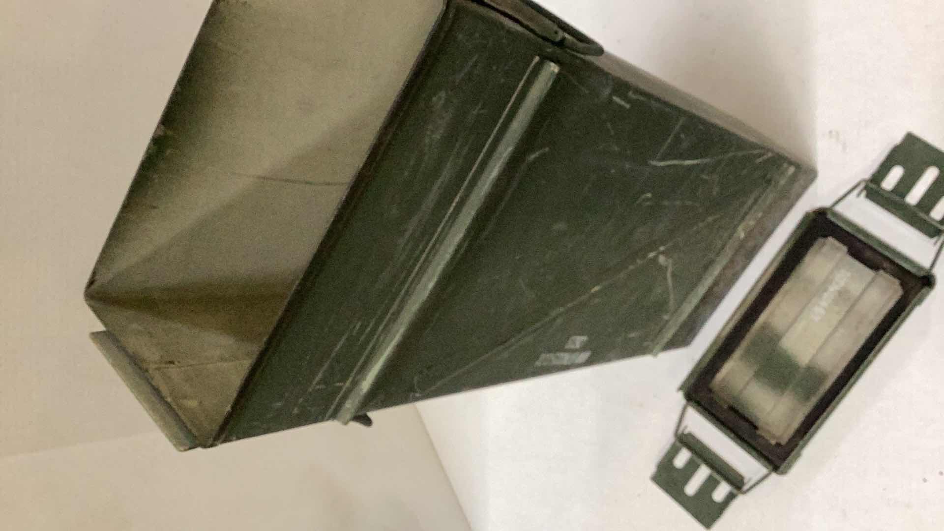 Photo 1 of METAL AMMUNITION CASE 11 X 6 X 32”H