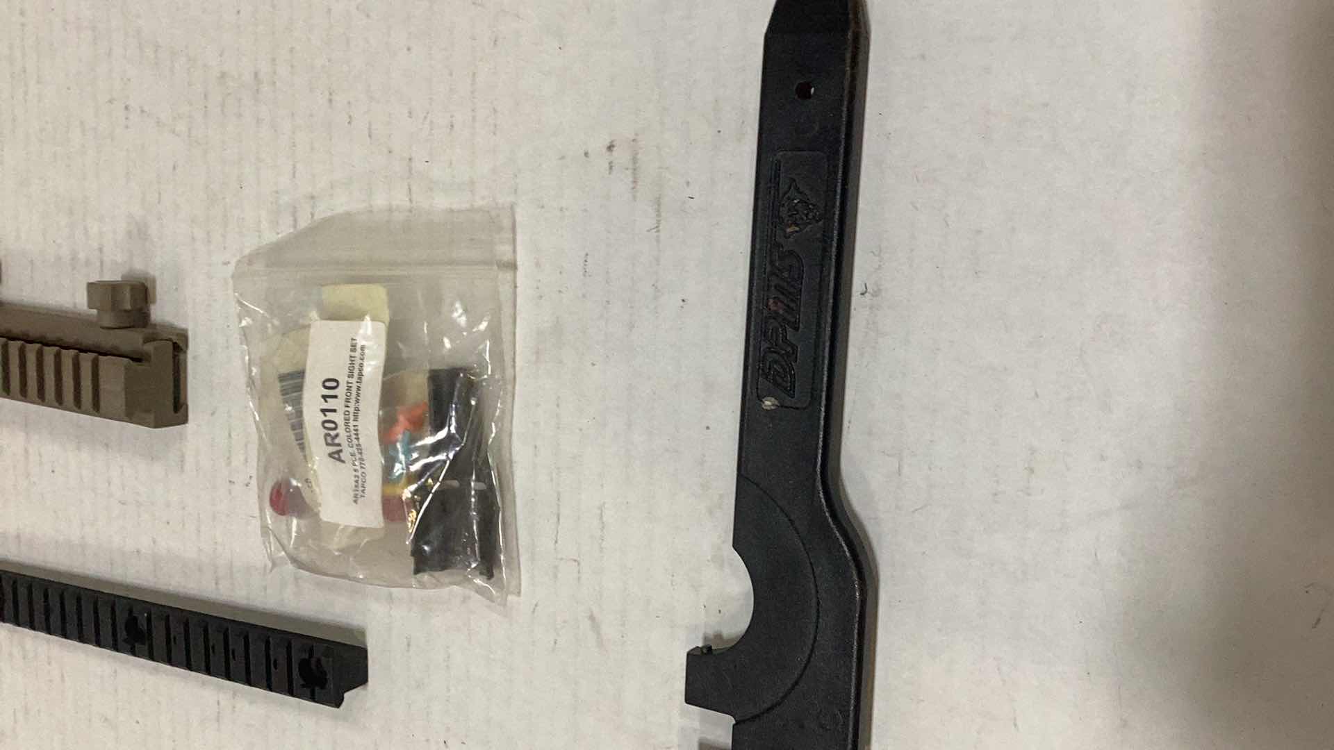 Photo 1 of AR15 WRENCH AND ASSORTED RAILS, AND SIGHTS