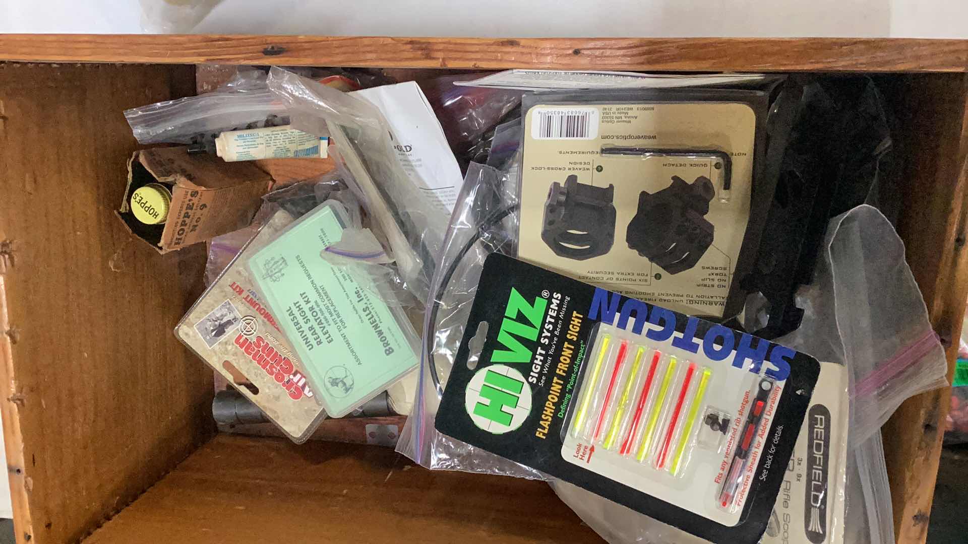 Photo 1 of ASSORTED GUN PARTS AND GUNSMITH ITEMS