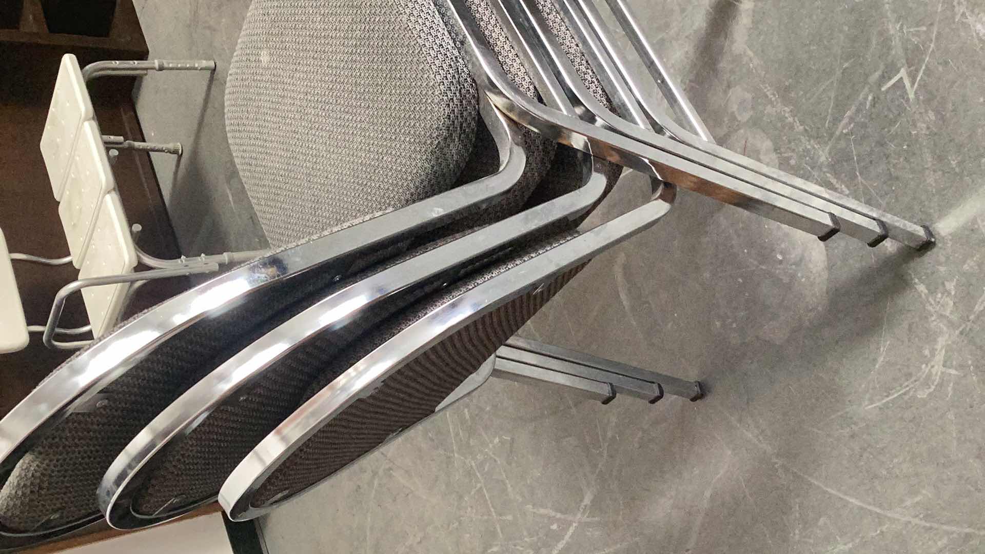 Photo 1 of 3- STACKABLE OFFICE CHAIRS