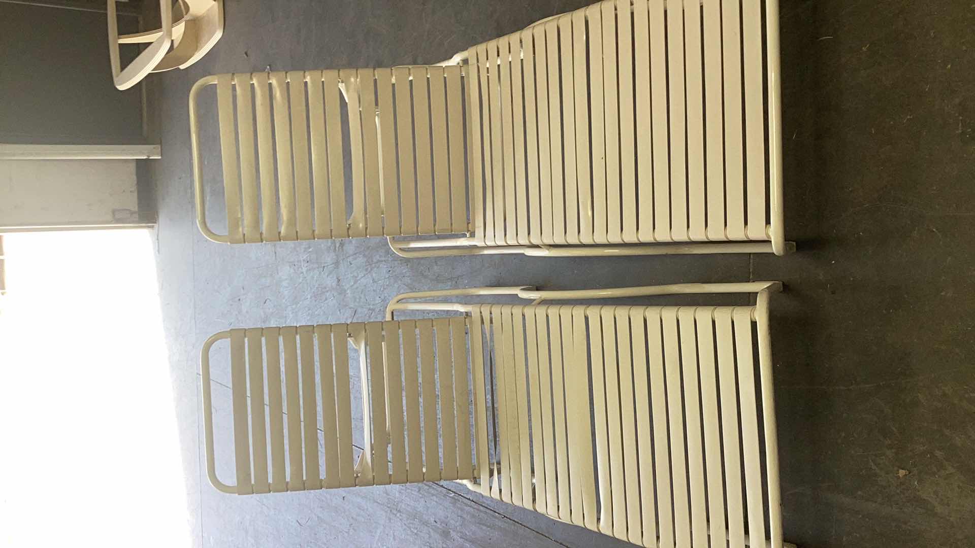 Photo 1 of 2-OUTDOOR LOUNGE CHAIRS