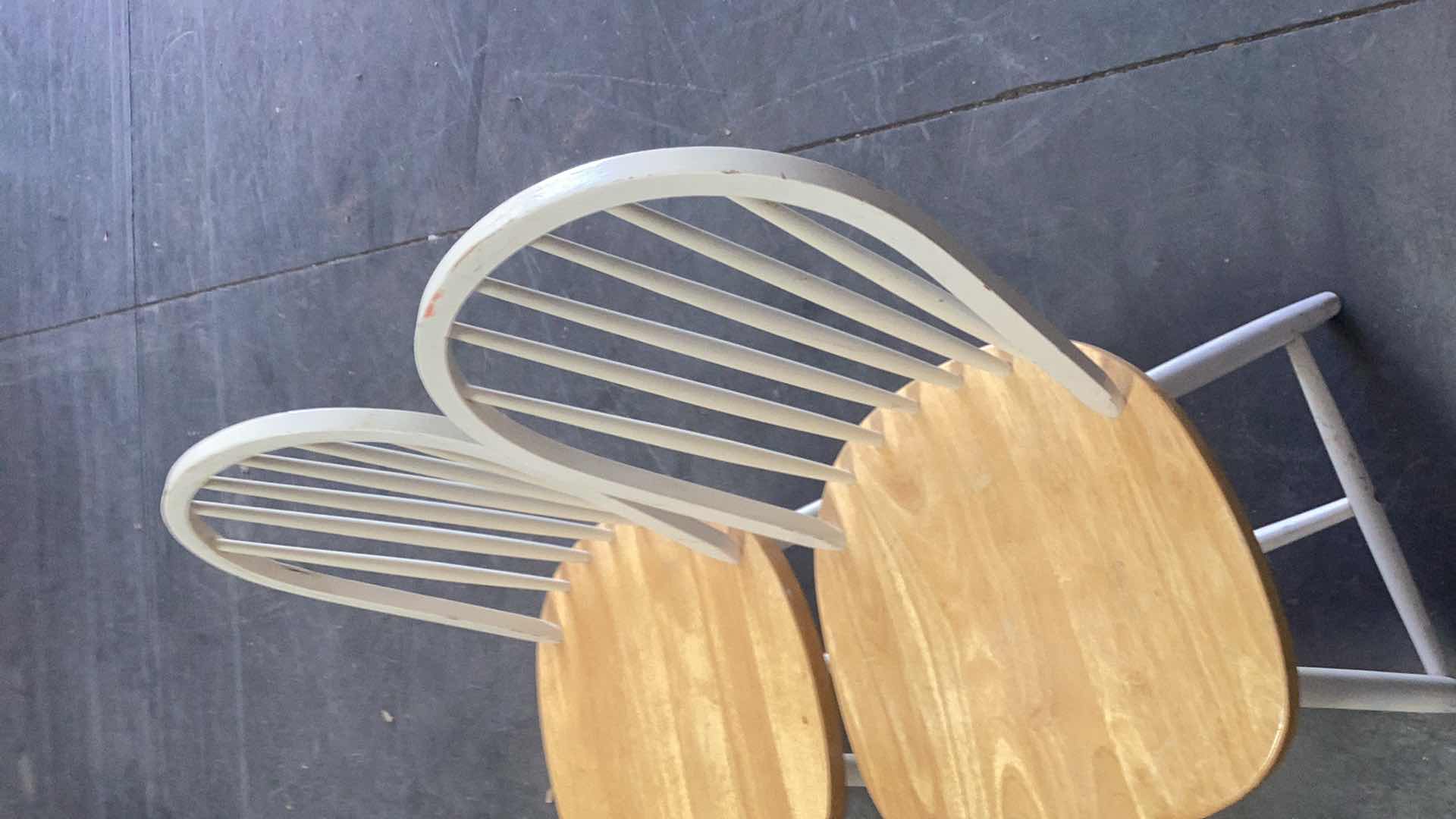 Photo 1 of 2-SPINDLE BACK SIDE CHAIRS