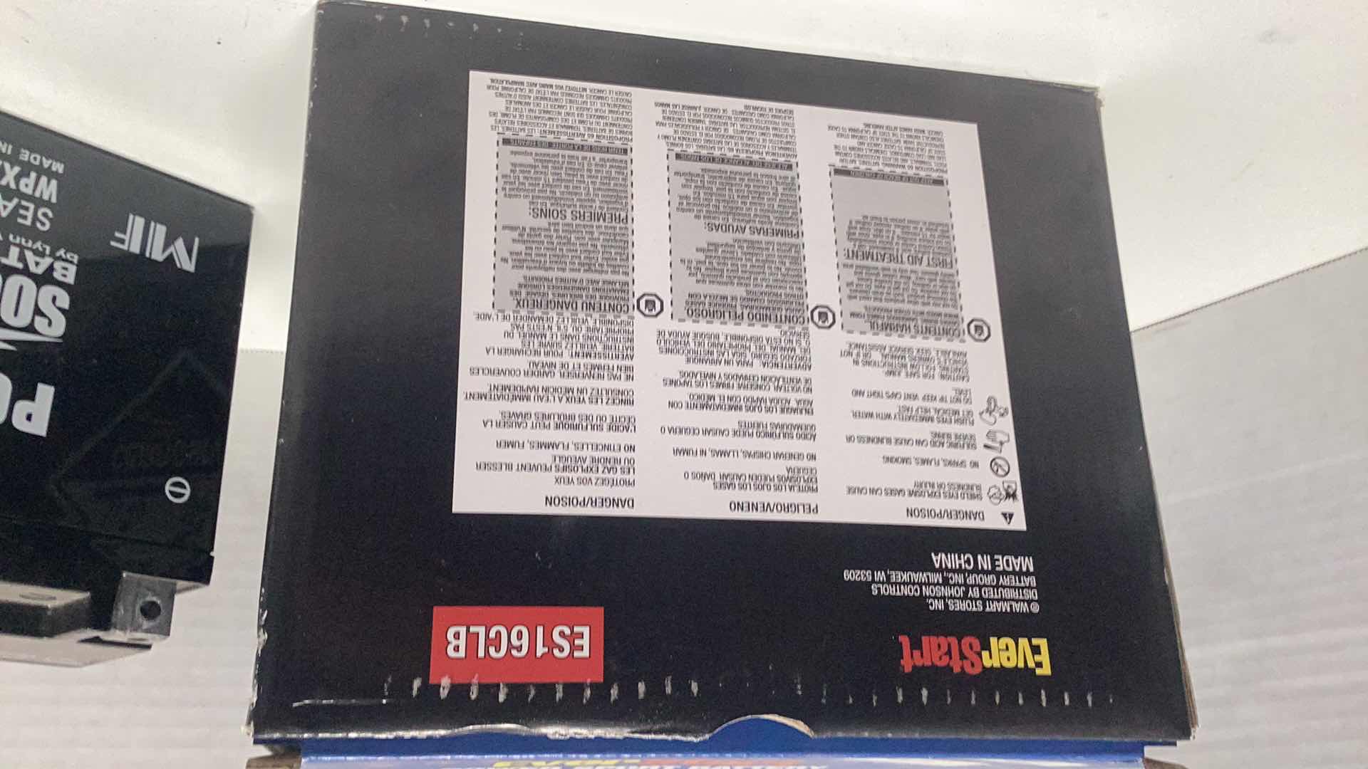 Photo 1 of TWO EVERSTART POWER SPORT BATTERIES