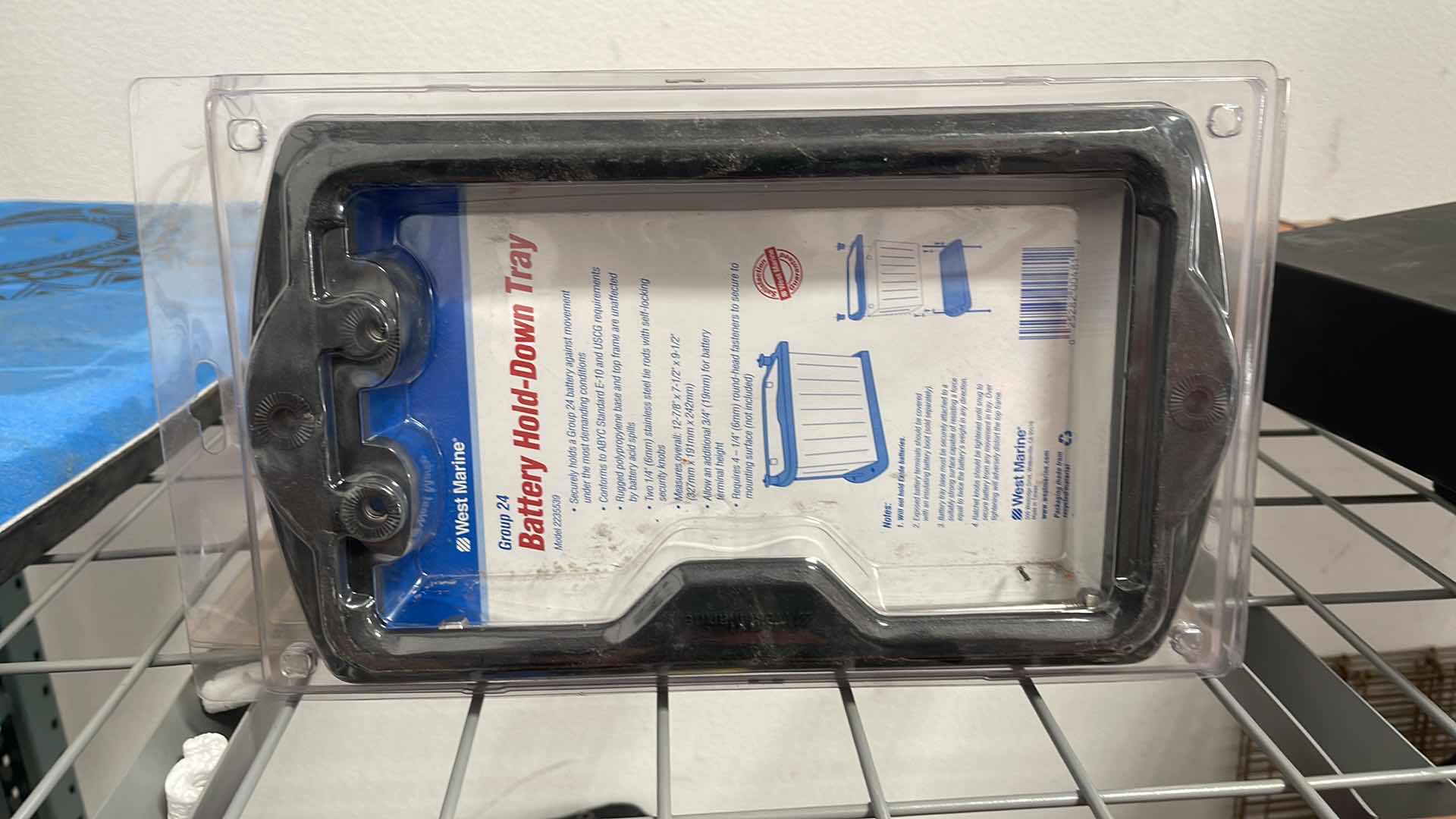 Photo 1 of 2 BATTERY HOLD DOWN TRAYS