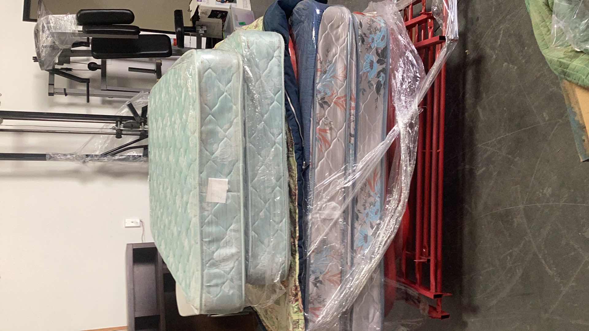 Photo 1 of METAL FRAME BUNK BEDS FULL AND TWIN SIZE MATTRESSES