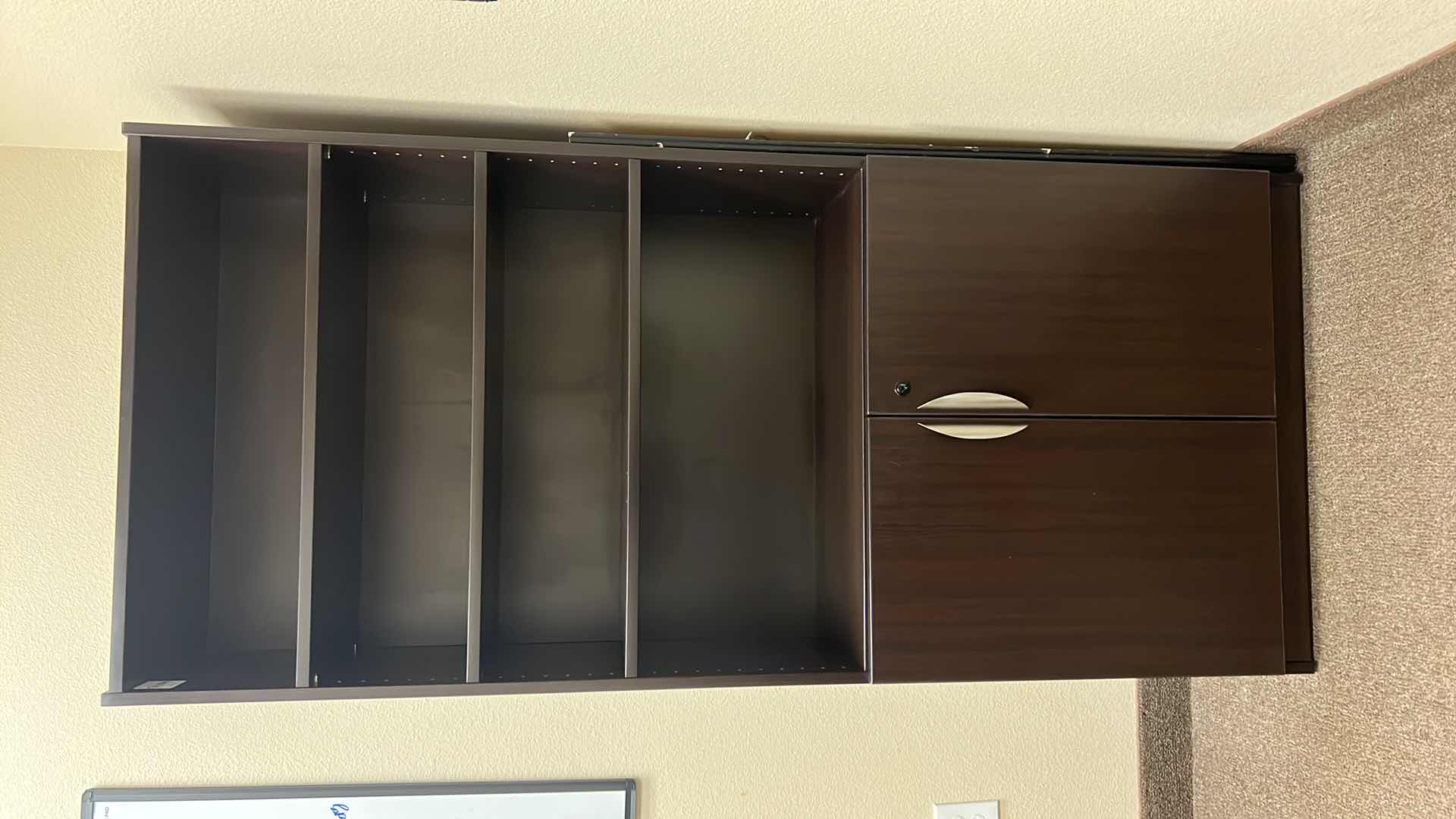 Photo 1 of CHERRY PRESSED WOOD BOOKCASE 32" X 14" H71"