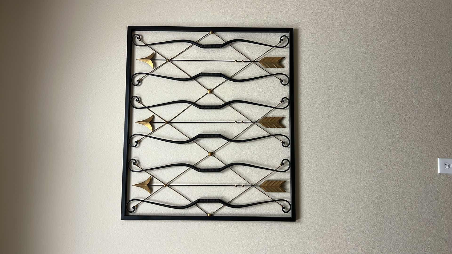 Photo 1 of METAL “ARROWS” WALL ART 39” x 34”