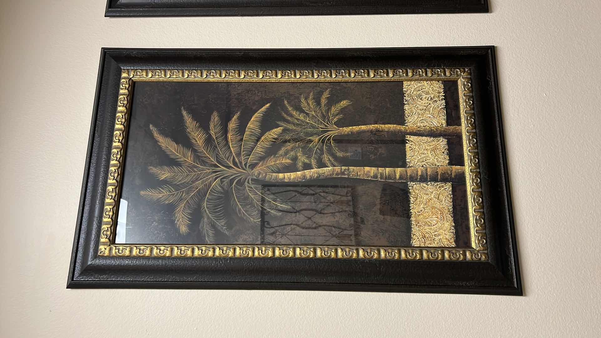 Photo 1 of FRAMED “PALM TREE” ARTWORK 28” x 47”