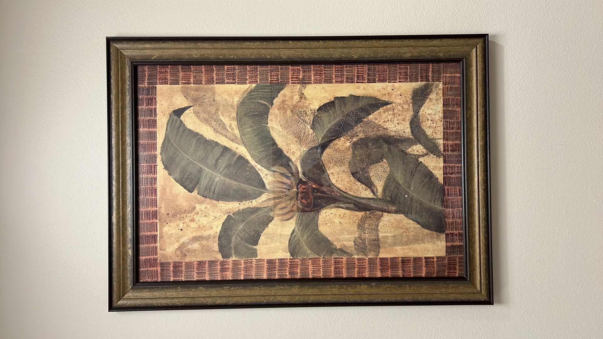 Photo 1 of FRAMED “PLANT” SIGNEF ARTWORK 30” x 42